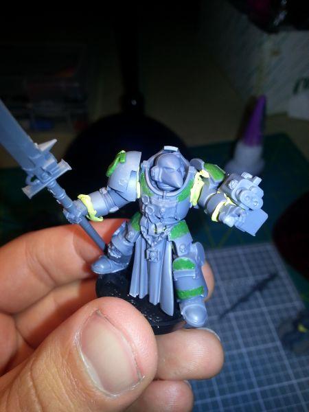 Conversion, Grey Knights, Librarian, Space Marines, Terminator Armor, Work In Progress