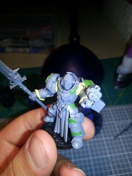 Conversion, Grey Knights, Librarian, Space Marines, Terminator Armor, Work In Progress
