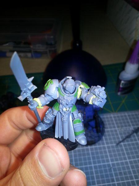 Conversion, Grey Knights, Librarian, Space Marines, Terminator Armor, Work In Progress