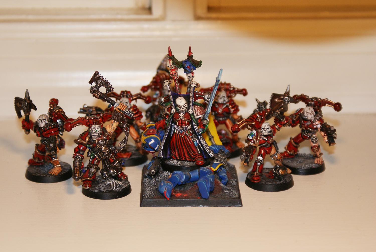 Chaos, Conversion, Khorne, Lord, Red, Warhammer 40,000, World Eaters