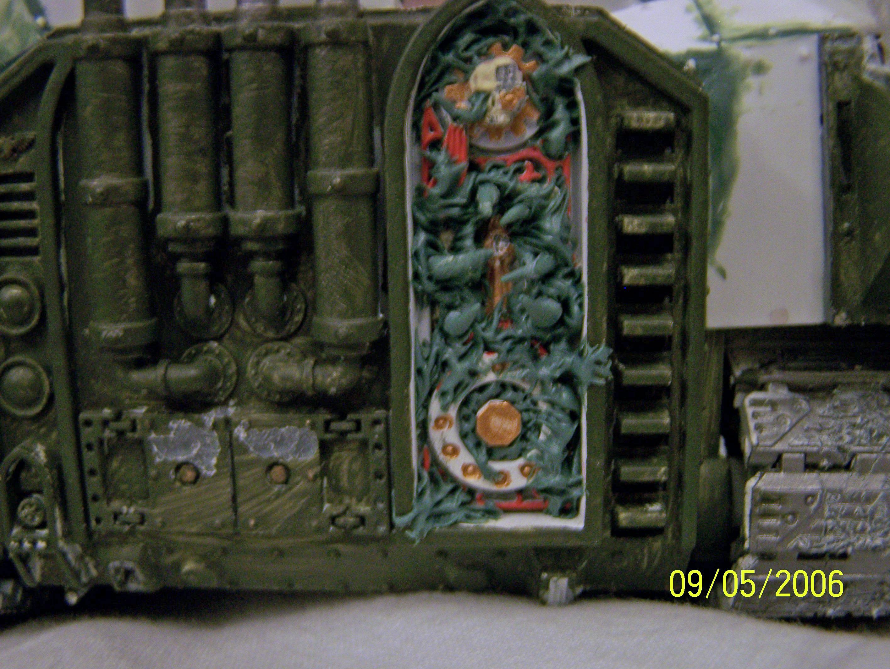 Chaos, Nurgle, Plaguereaper, Super-heavy, Warhammer 40,000, Work In Progress