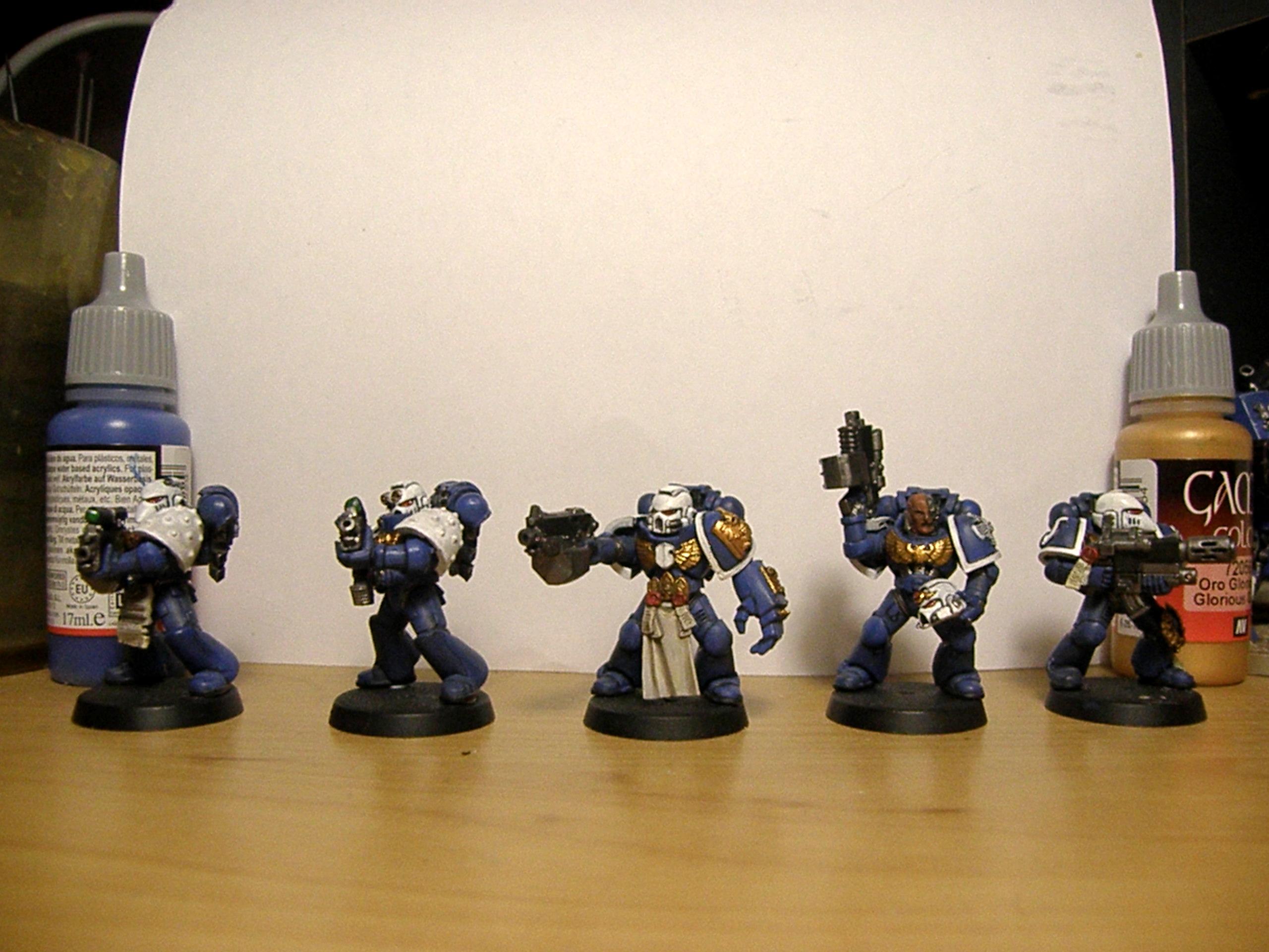 Blue, Conversion, Cool, Kitbashed, Space Marines, Sternguard, Ultramarines, White