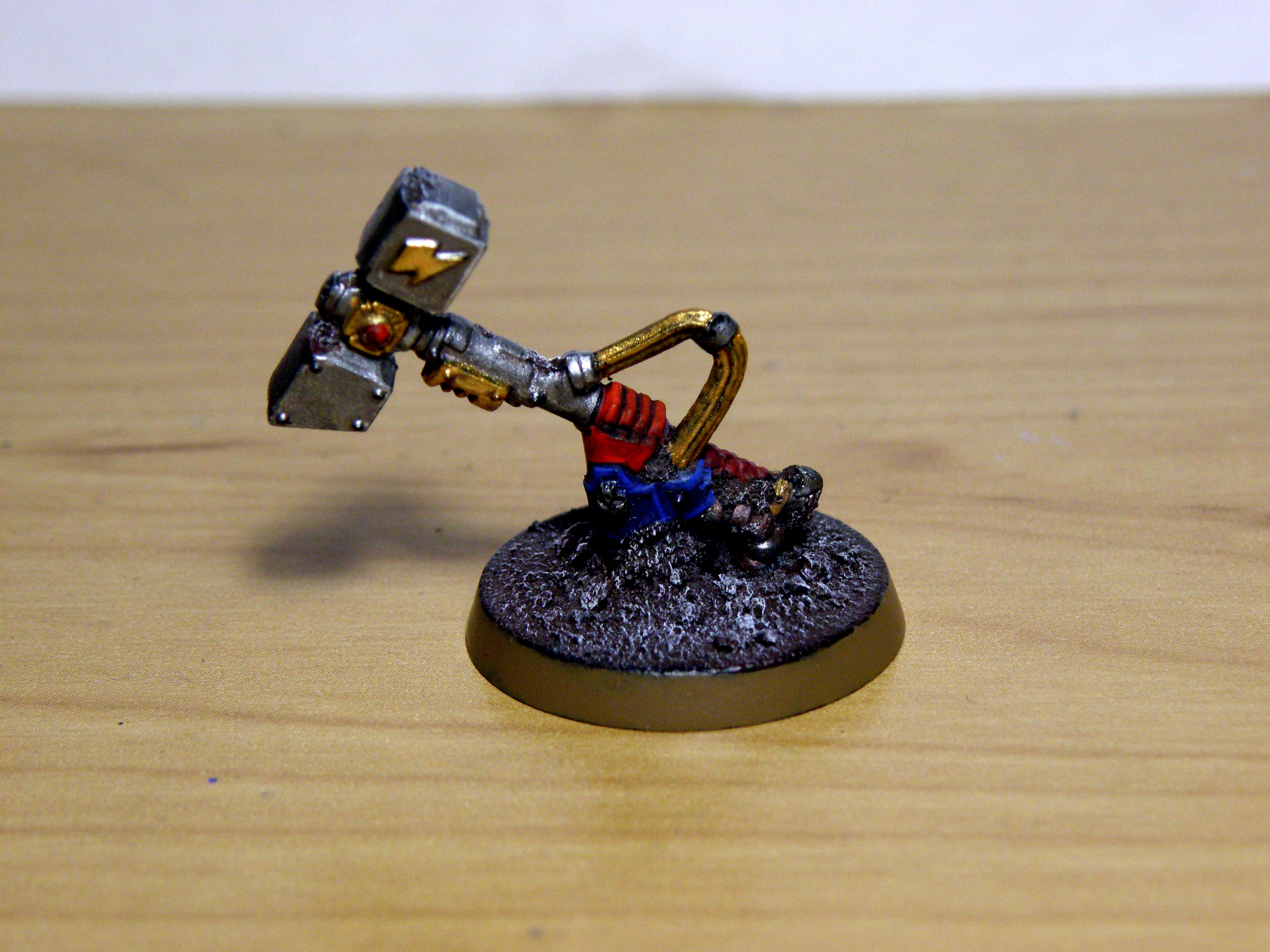 Blue, Crimson Fists, Help, Objective Marker, Red, Thunderhammer, Ultramarines