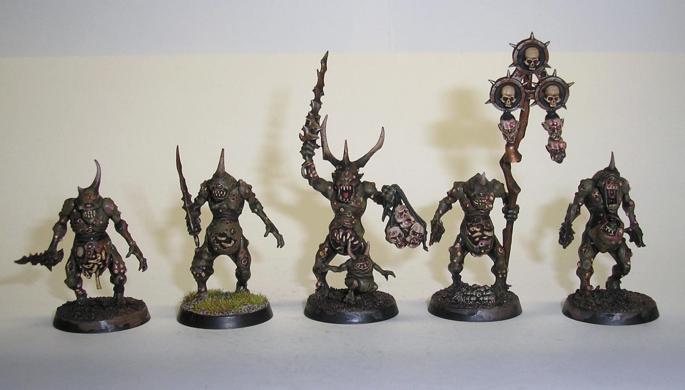 Daemons, Nurgle, Plaguebearers