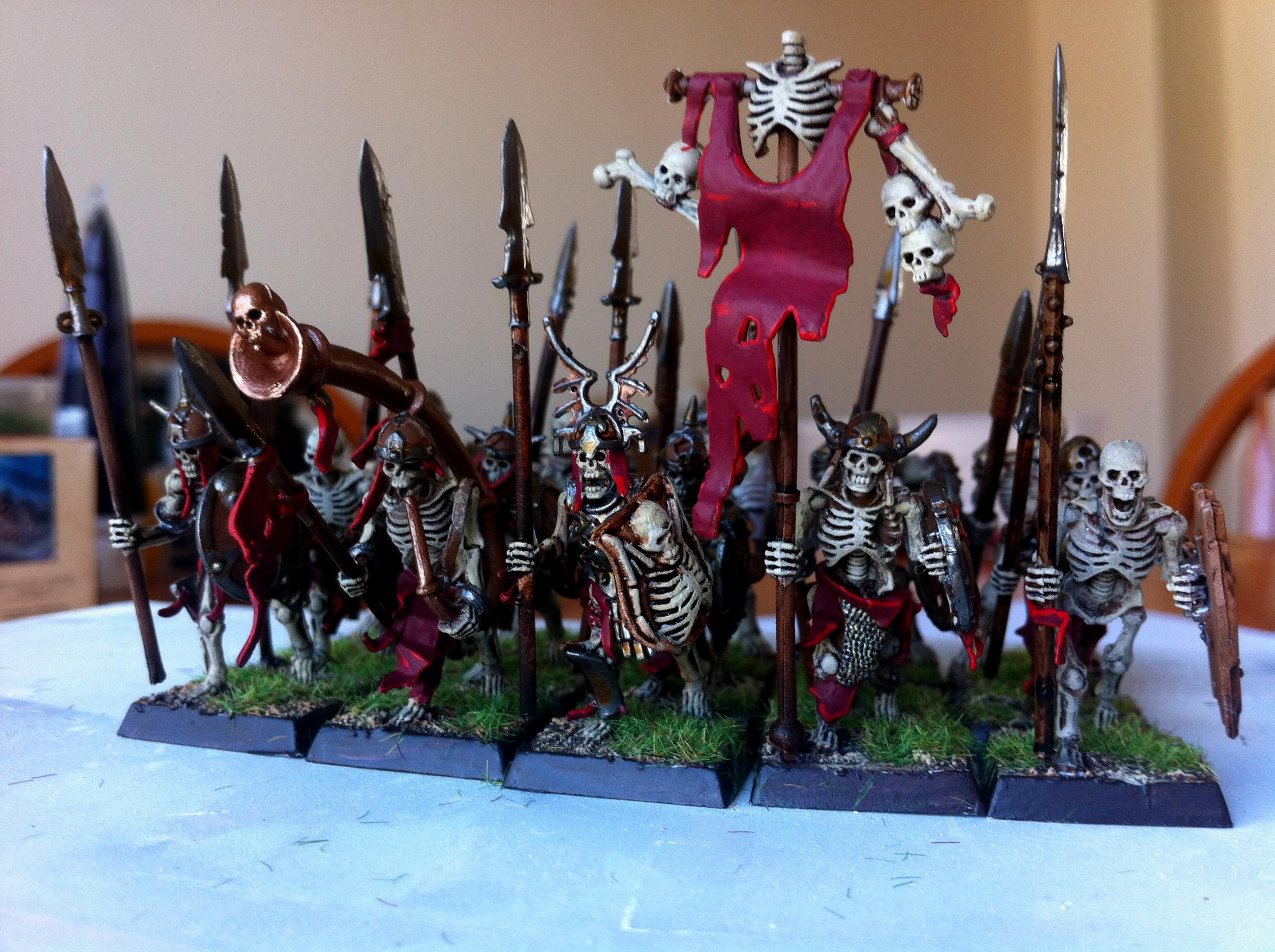 Skeleton Warriors, Skeletons, Vampire Counts, Warhammer Fantasy