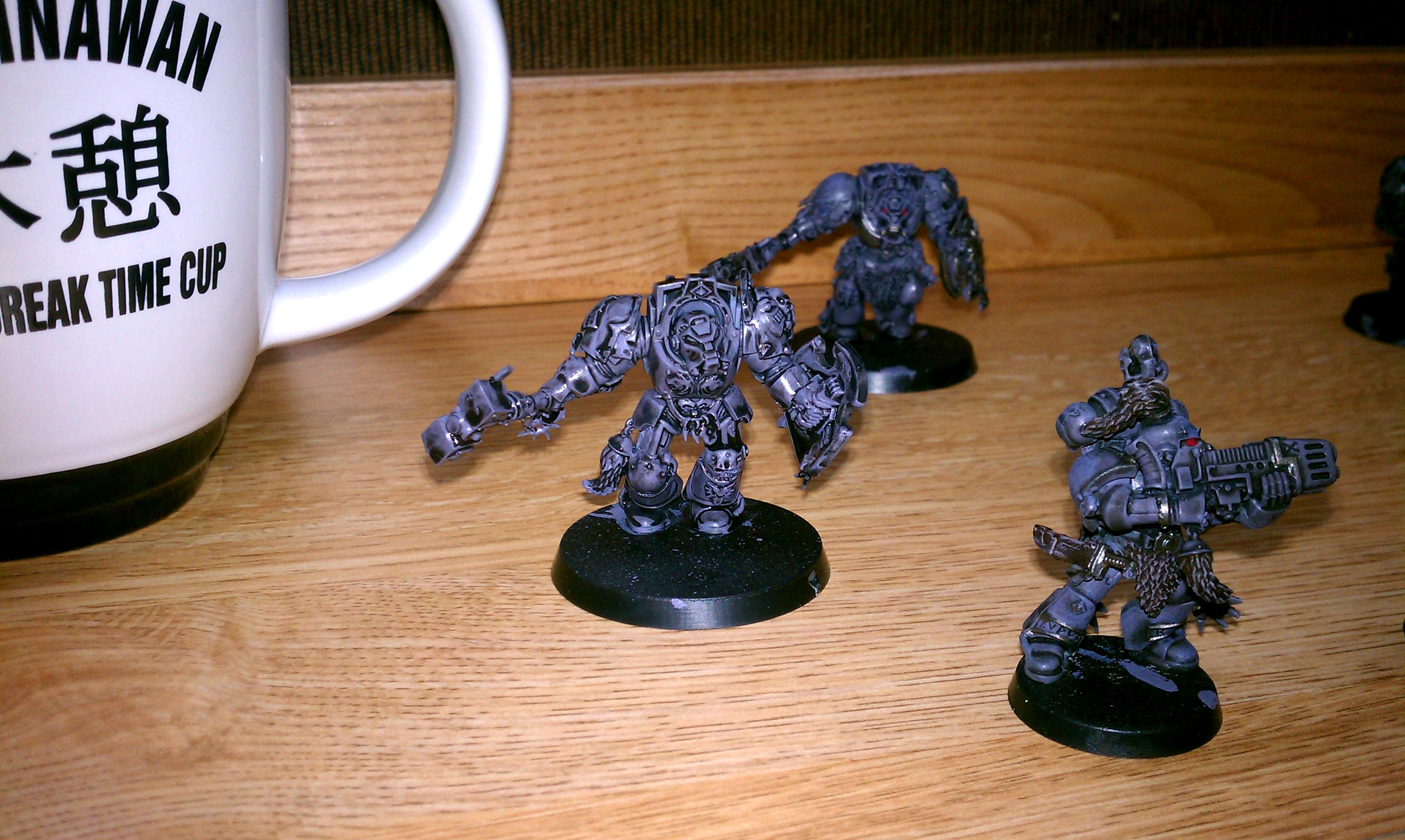 Grey Hunters, Space Wolves, Terminator Armor, Wolf Guard