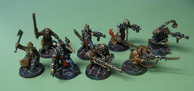 Kitbashed Chaos Cultists