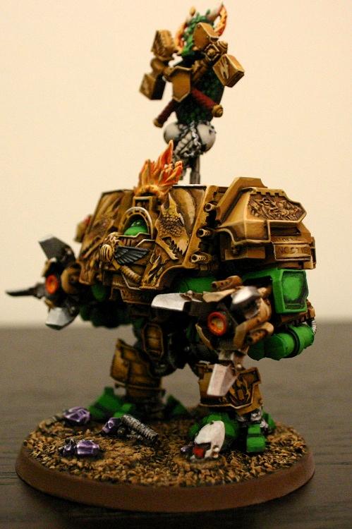 Ashmantle, Bray'arth, Dreadnought, Salamanders, Space Marines, Warhammer 40,000