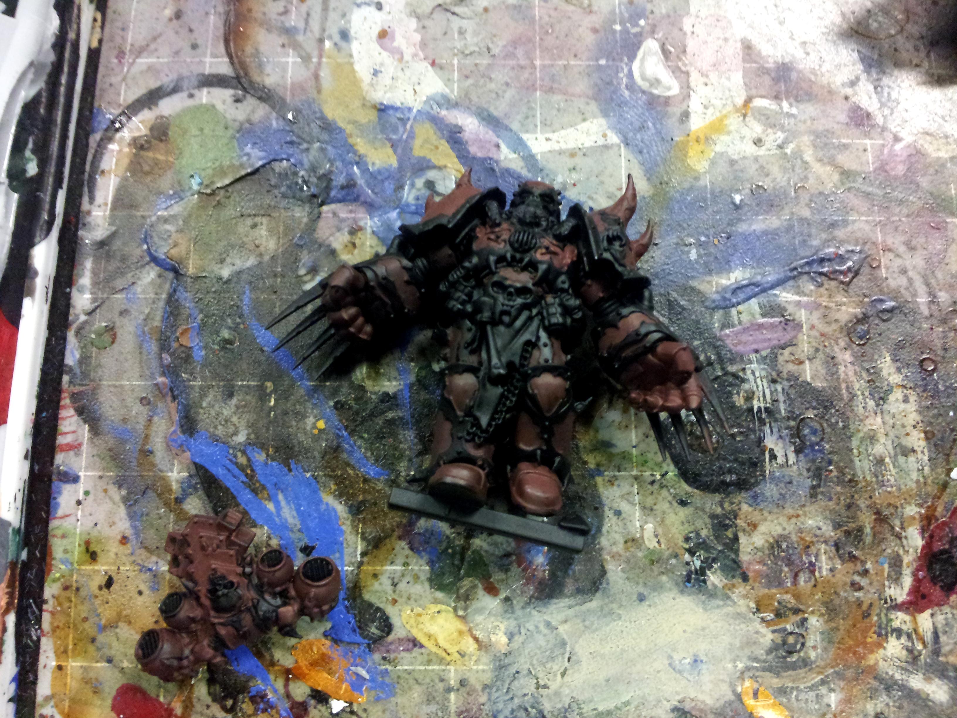 Chaos Space Marines, Chosen, Dark Vengeance, Deadshot, Dual Lightning Claws, Khorne, Work In Progress