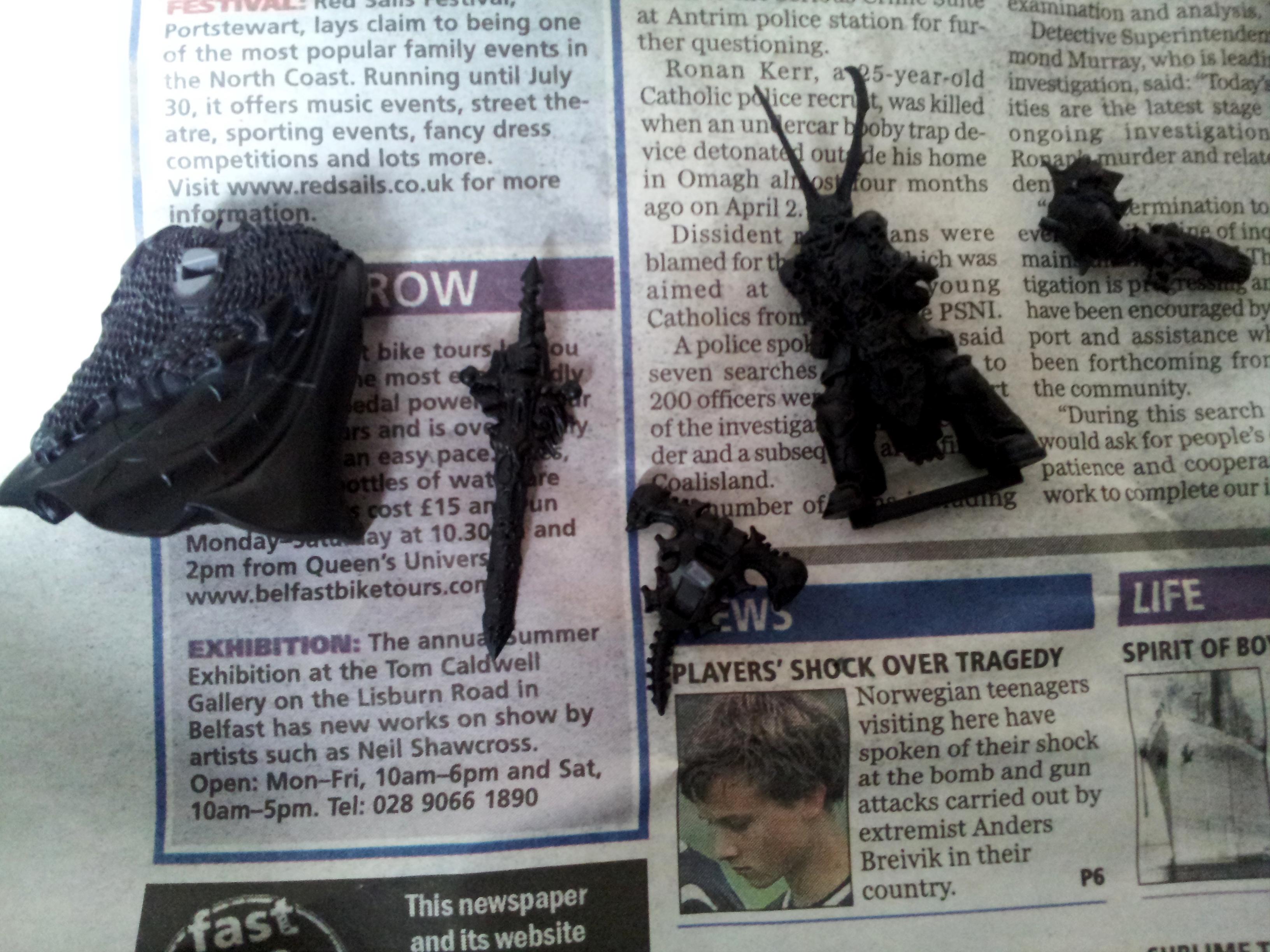 Chaos Lord, Chaos Space Marines, Dark Vengeance, Deadshot, Khorne, Work In Progress