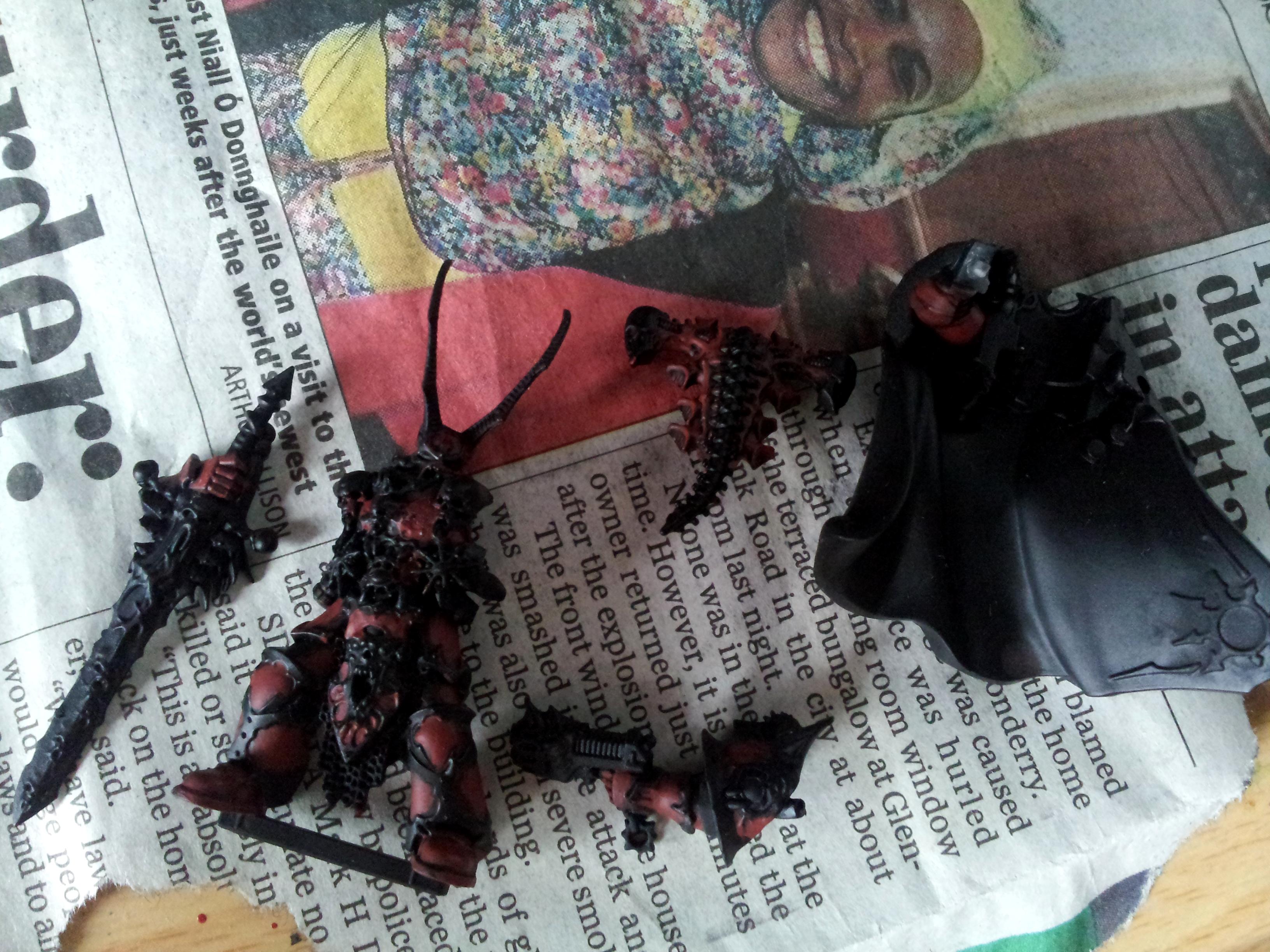 Chaos Lord, Chaos Space Marines, Dark Vengeance, Deadshot, Khorne, Work In Progress