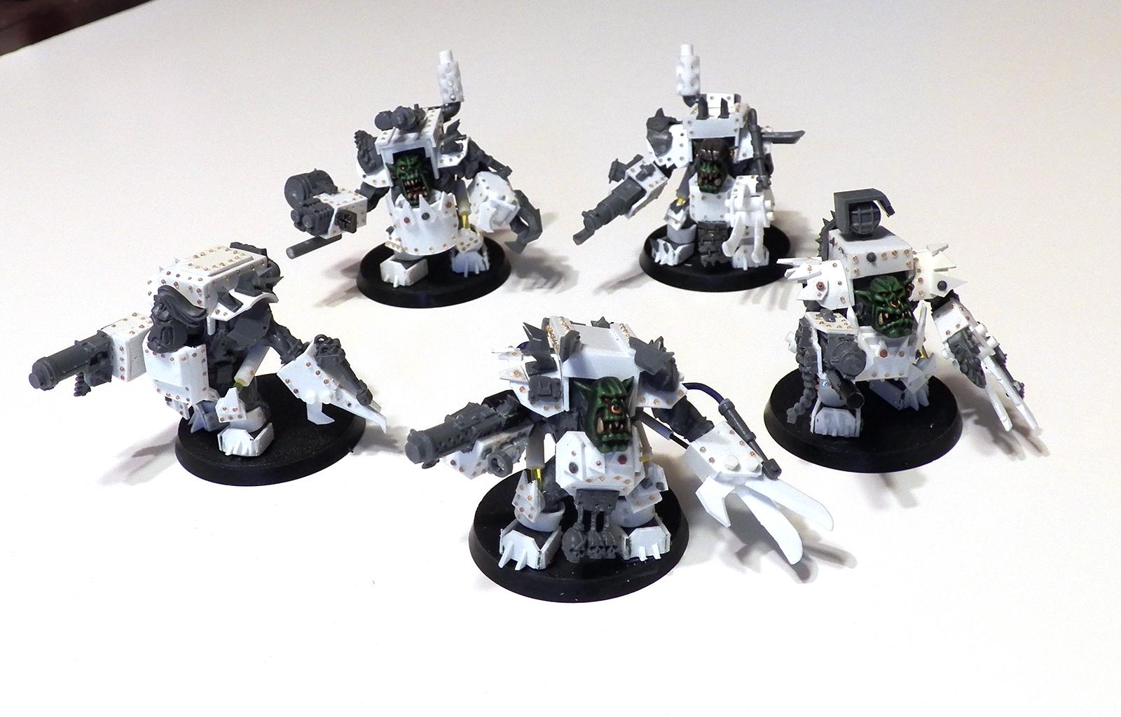 Conversion, Meganobz, Orks, Ouze, Scratch Build, Warhammer 40,000