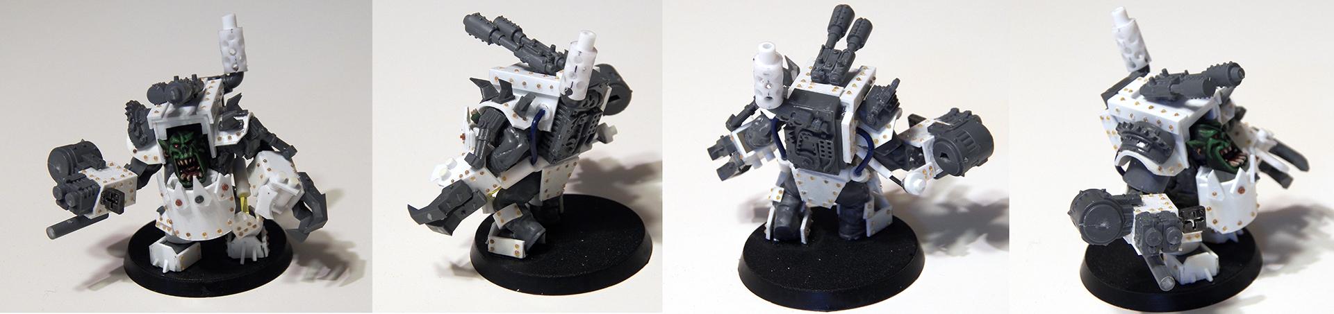 Conversion, Meganobz, Orks, Ouze, Scratch Build, Warhammer 40,000