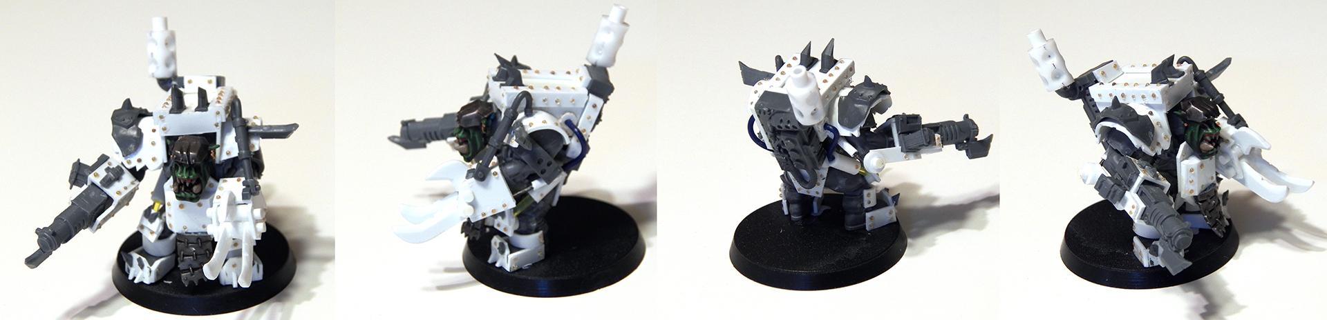 Conversion, Meganobz, Orks, Ouze, Scratch Build, Warhammer 40,000