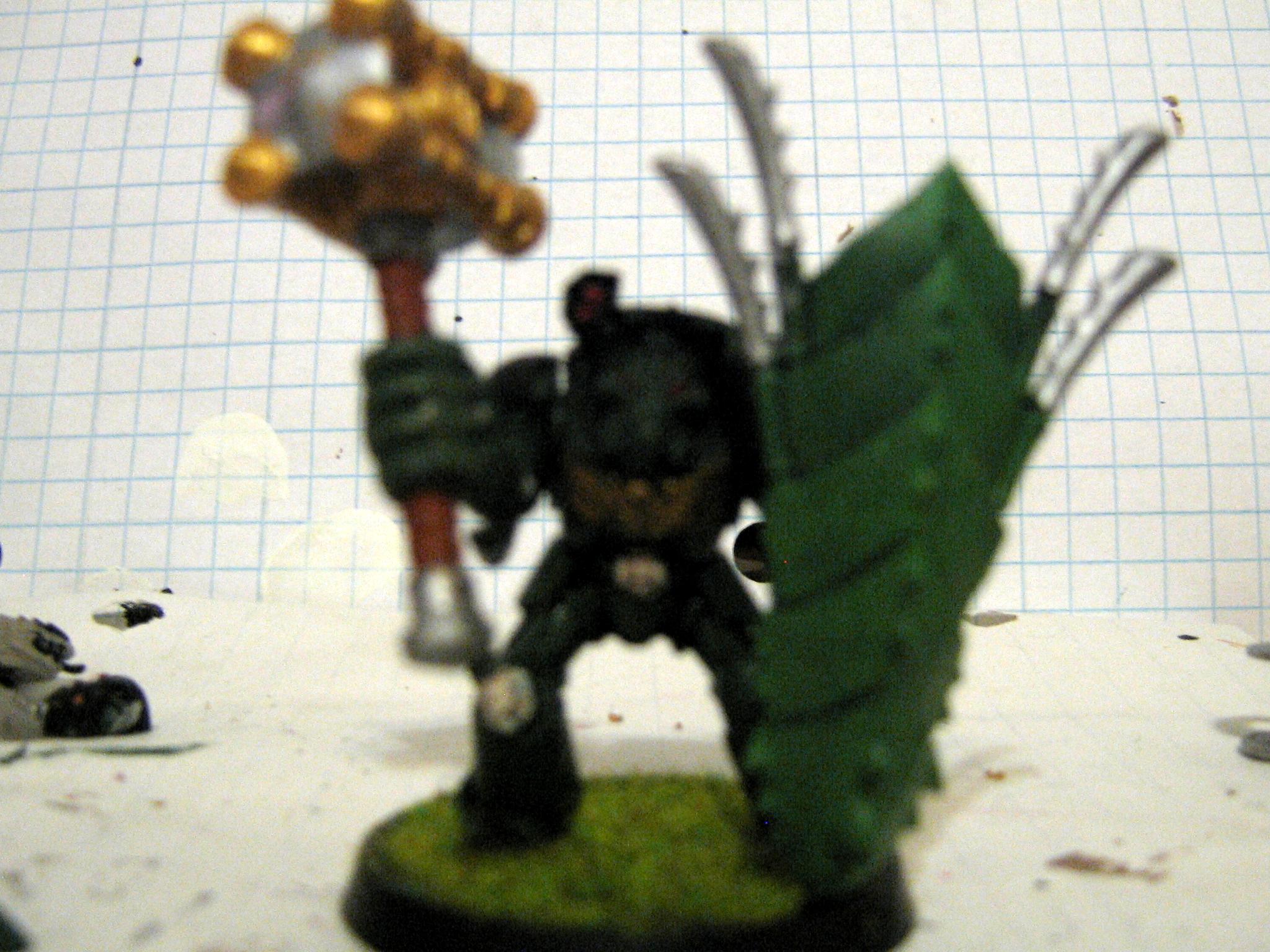 Assault Terminator, Salamanders, Space Marines, Storm Shield, Thunderhammer