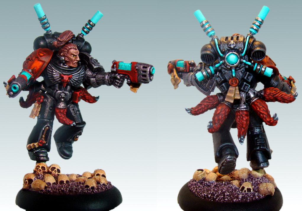Jump Pack, Plasma Pistol, Skull, Space Marines