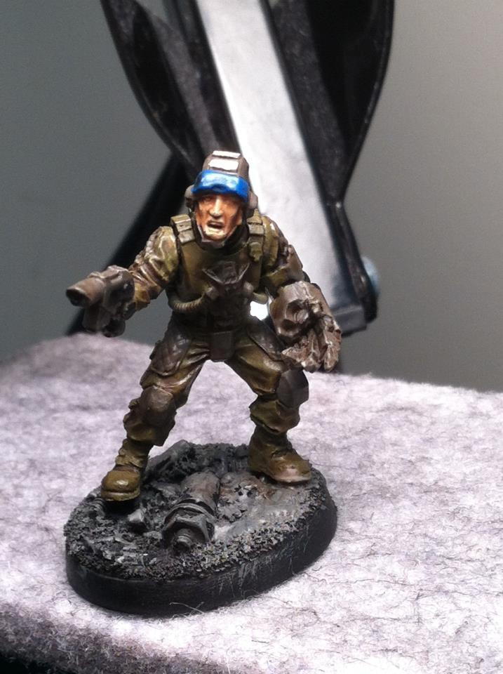 Elysian Drop Trooper, Imperial Guard, Power Fist