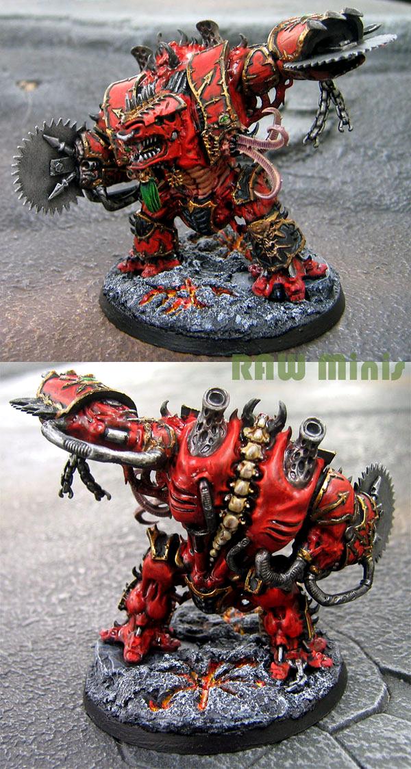 Chaos, Chaos Space Marines, Conversion, Dreadnought, Khorne, Painting, Warhammer 40,000