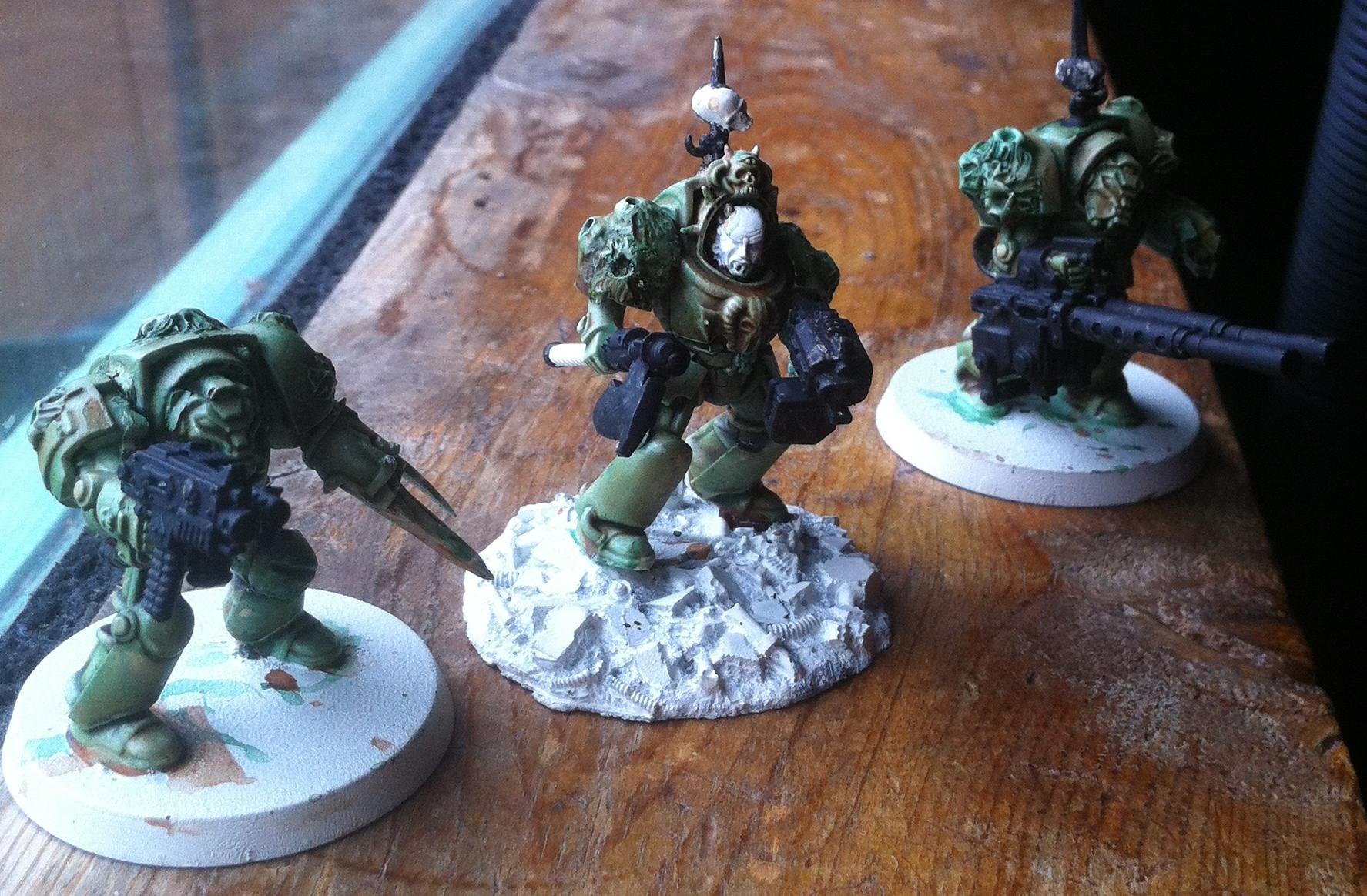 Nurgle Terminator Unit 1 WIP