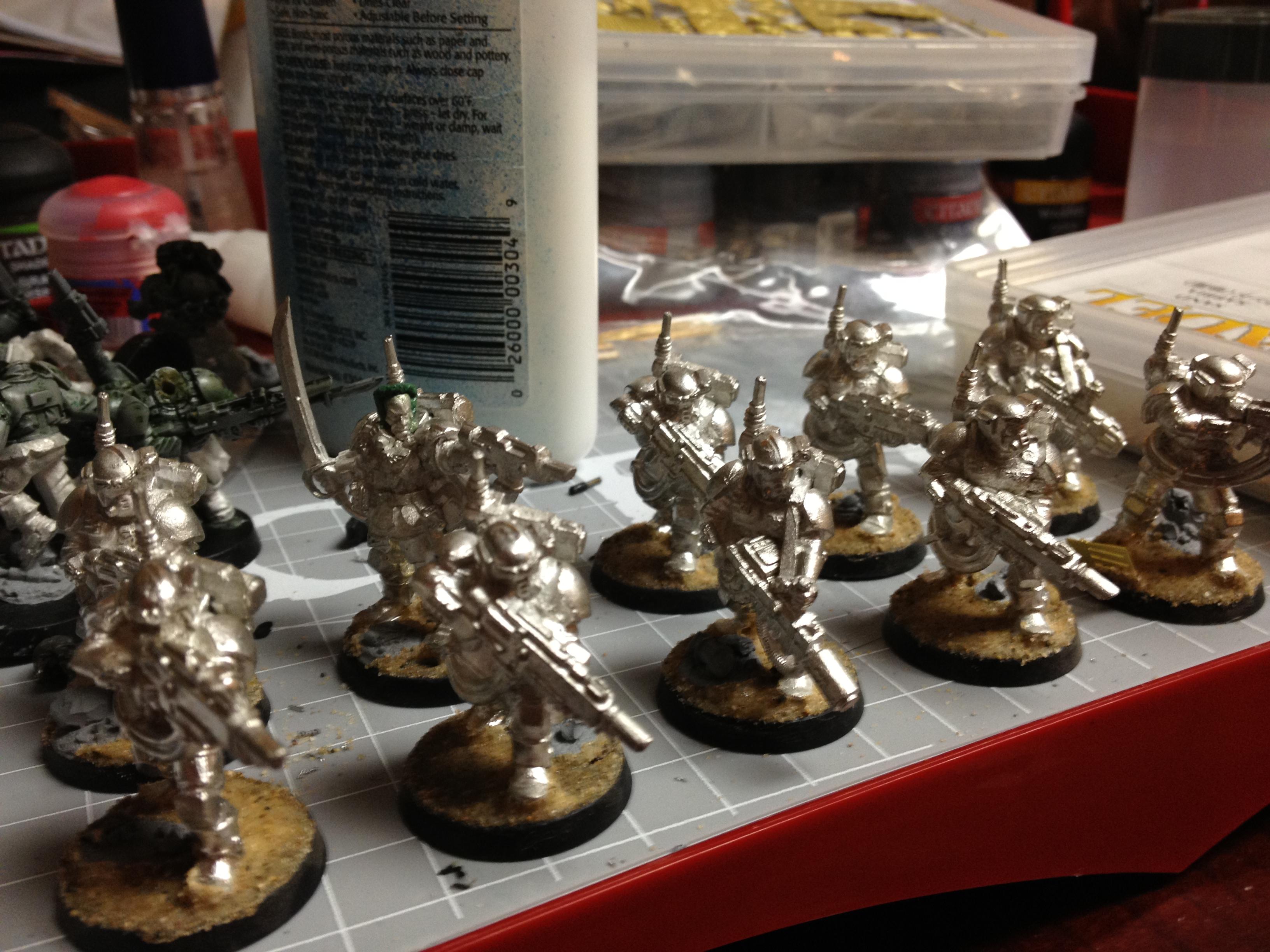Here's the squad before I primed it (I'll get y'all a picture of the primed squad later)