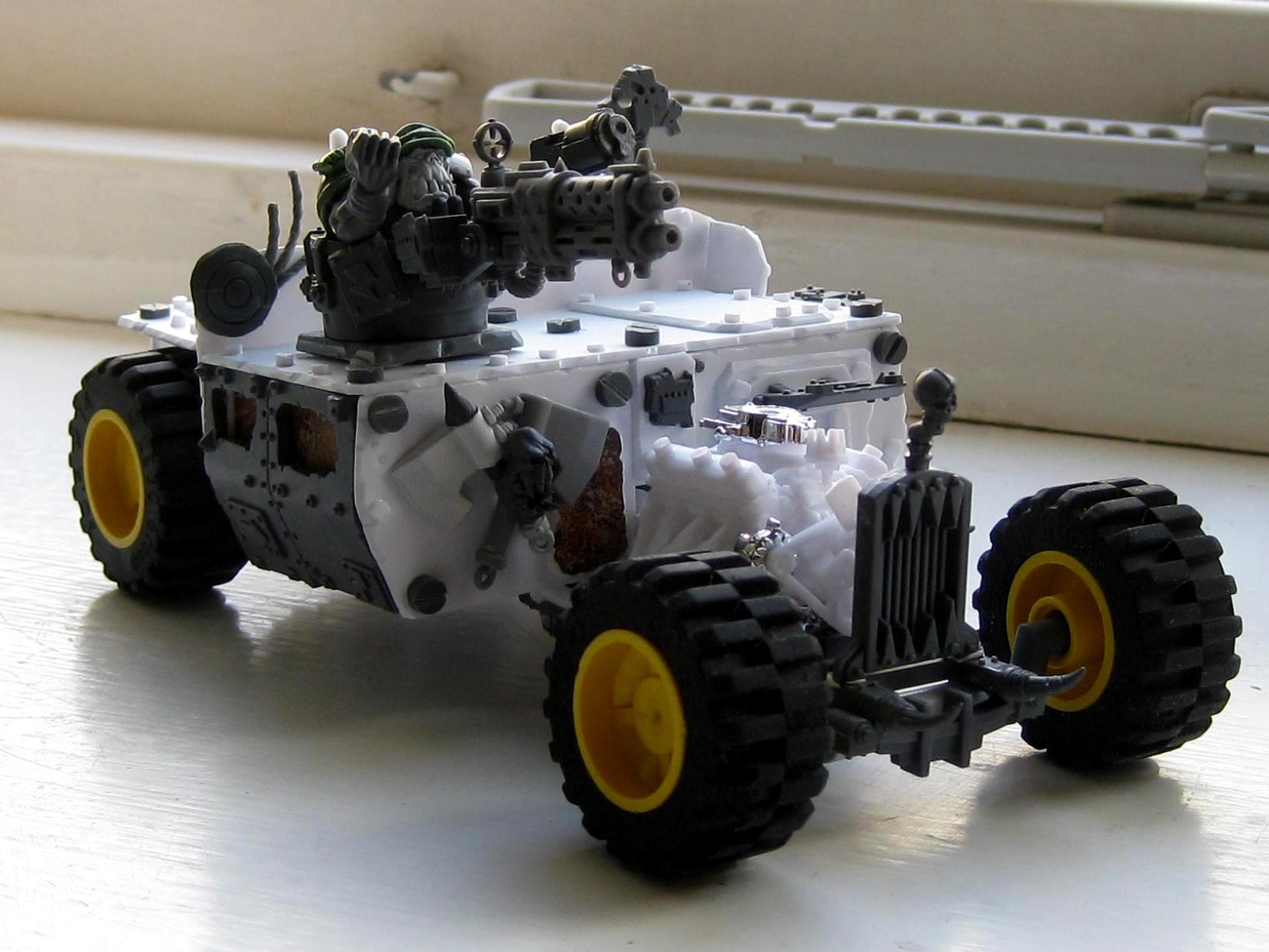 Blood Axe, Buggy, Conversion, Custom Build, Orks, Rod, Scratch Build