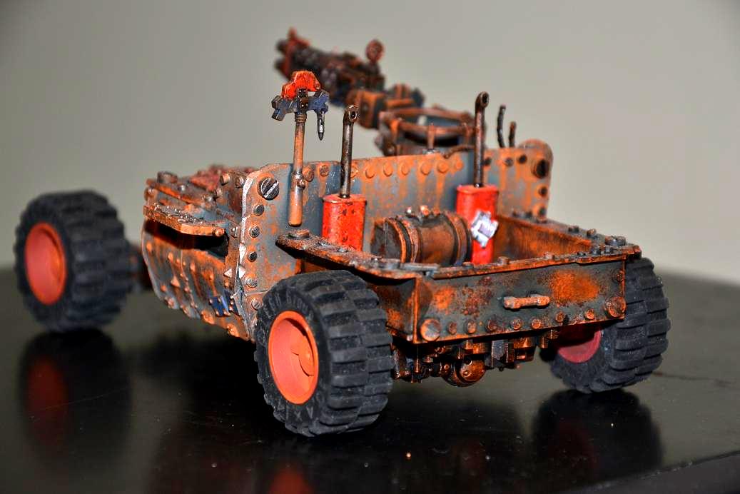 Blood Axe, Buggy, Conversion, Custom Build, Orks, Rod, Scratch Build