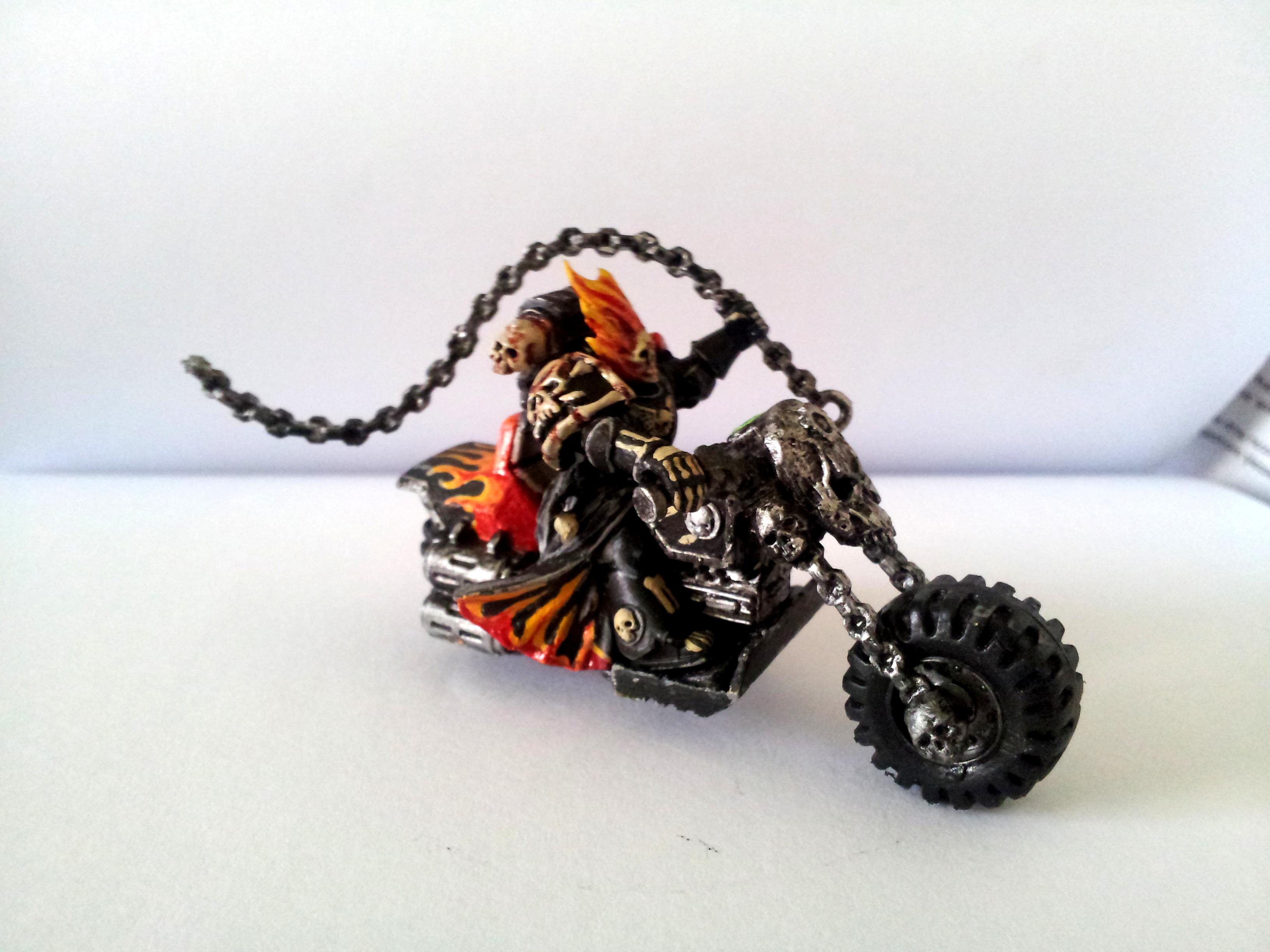 Bike, Conversion, Ghost Rider, Legion Of The Damned, Space Marines, Warhammer 40,000