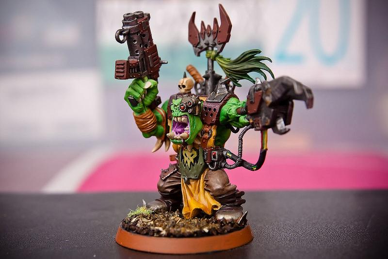 Boss Pole, Orks, Power Claw, Warboss - Ork War Boss Right Quarter Turn ...