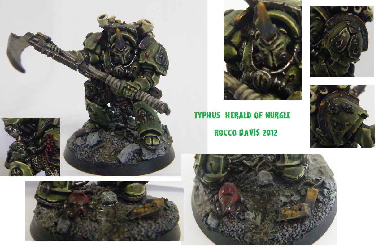Chaos, Chaos Space Marines, Death Guard, Nurgle, Typhus