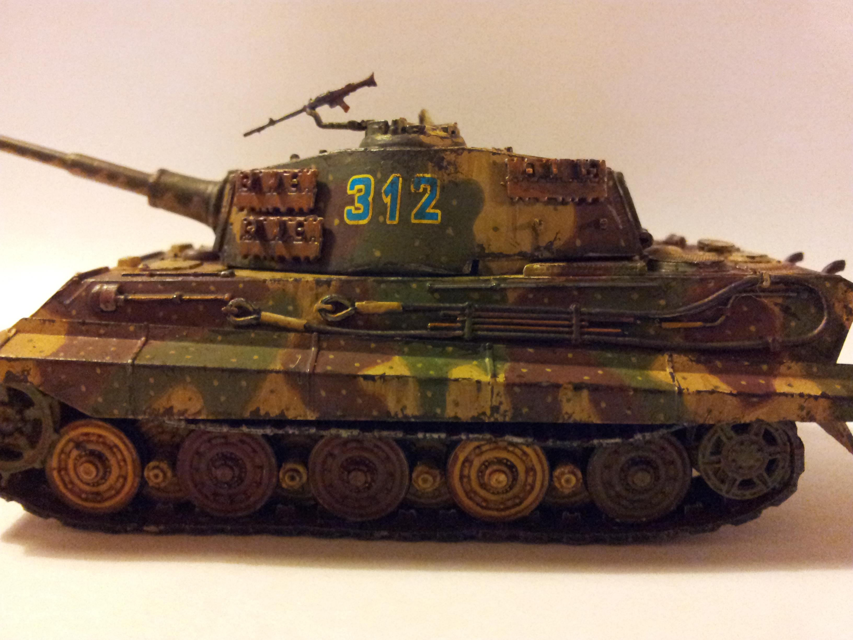 Germans, King Tiger, Panzer, Tank, Tiger, Weathered, World War 2
