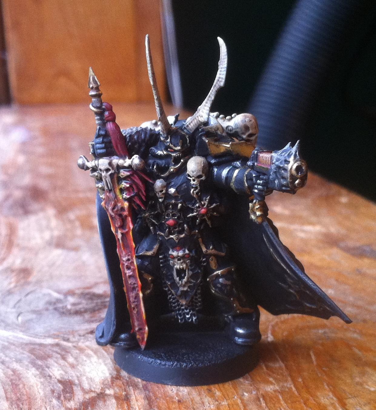 Ready for Basing - Black Legion Lord/Sorcerer