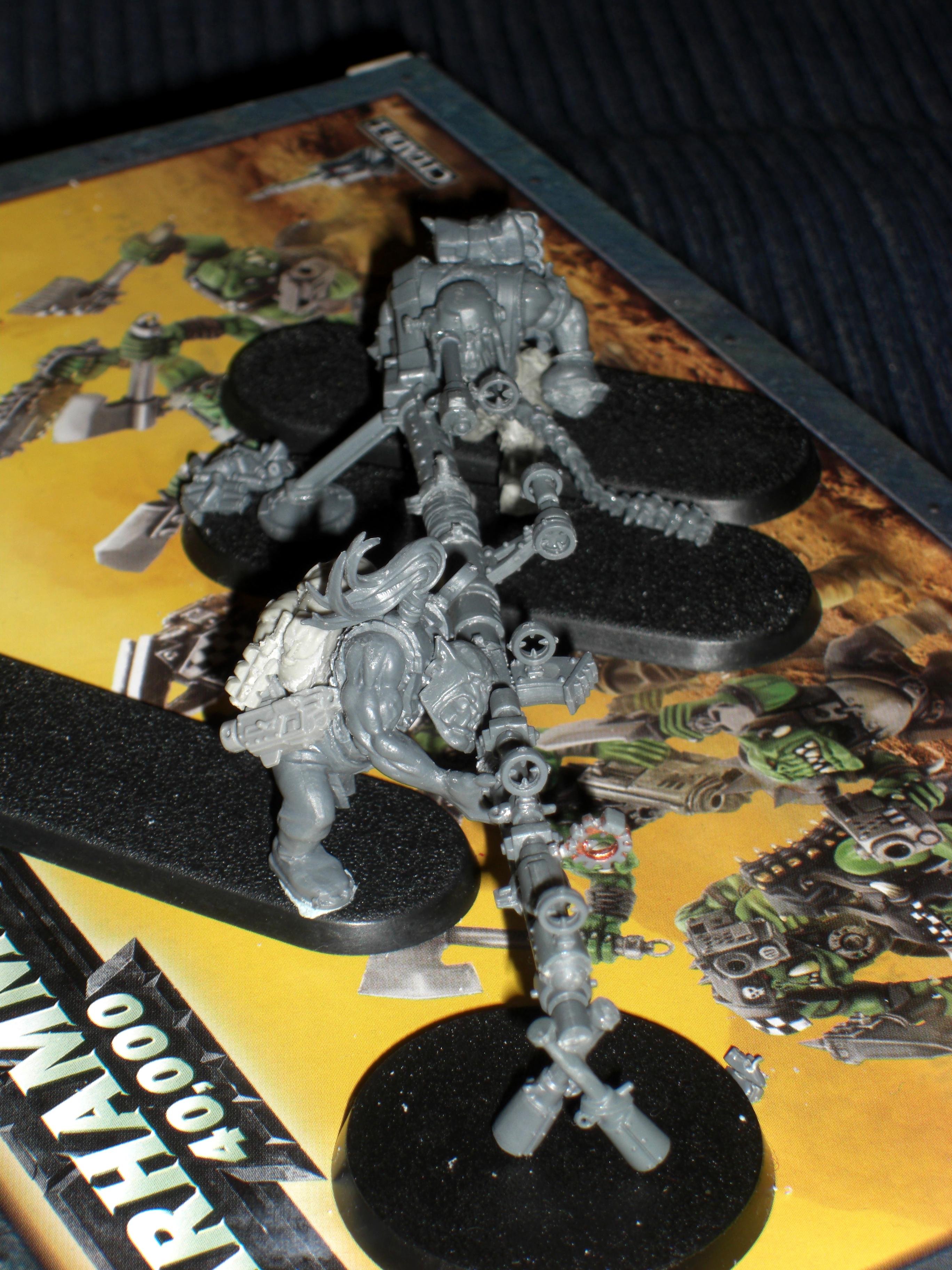 Bash, Kit, Longshot, Ork Sniper Team Wip, Orks, Snipers, Work In Progress