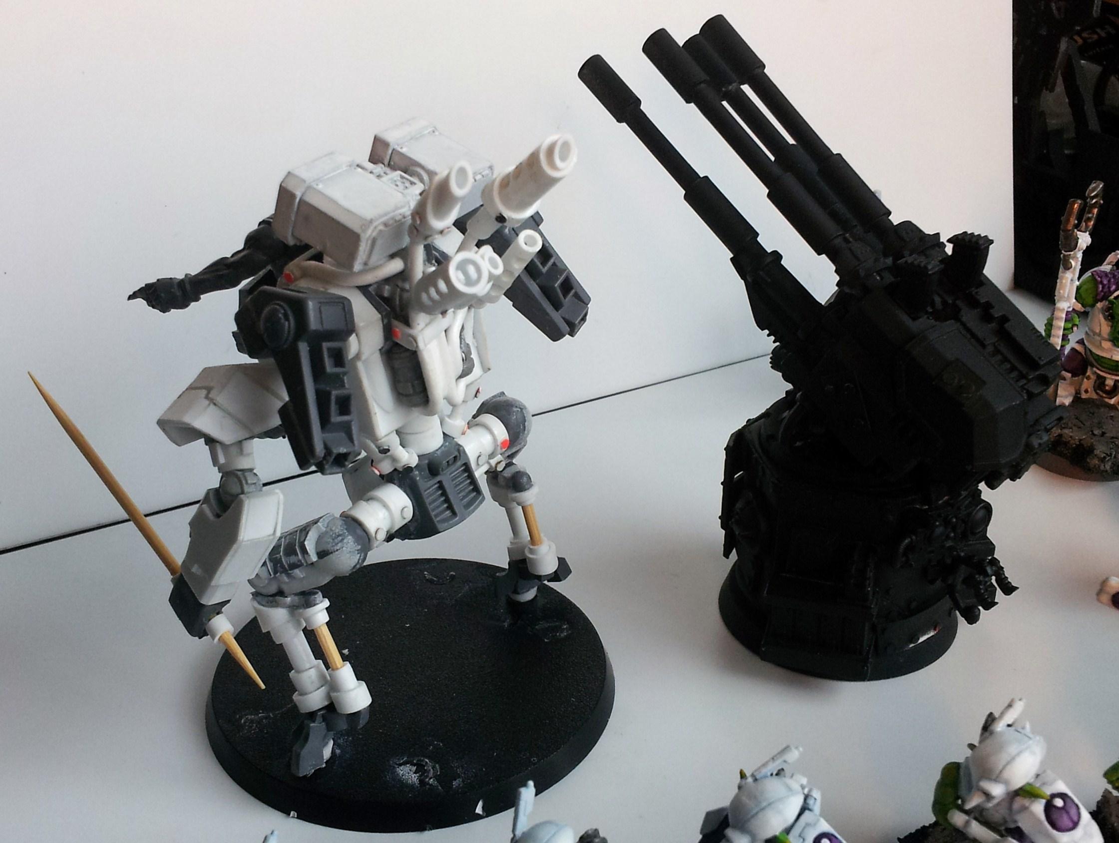 Allies, Broadsides, Conversion, Convert, Crisis Battlesuit, Fire Warriors, Grots, Orks, Suit, Tau
