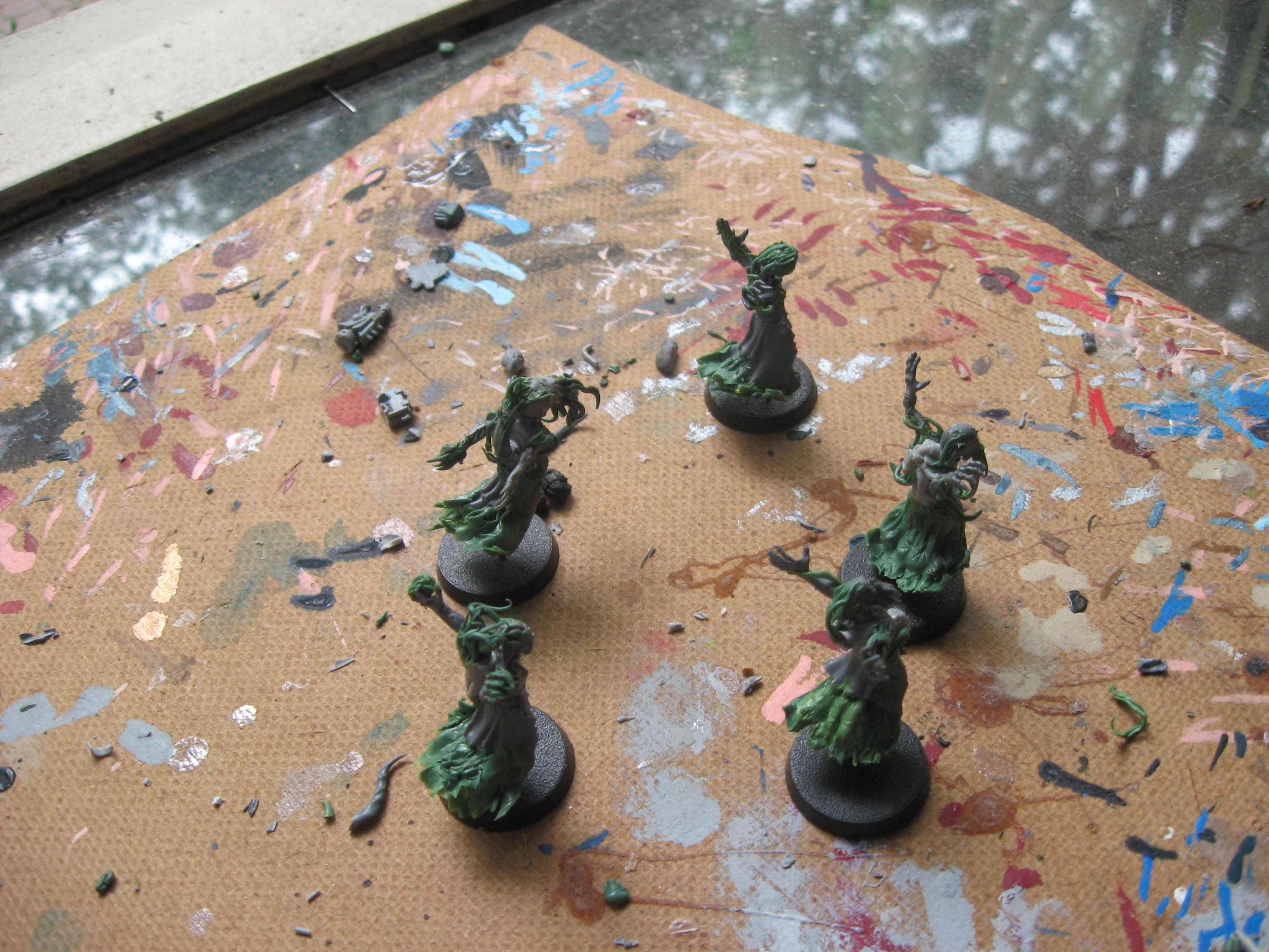 Chaos, Chaos Daemons, Conversion, Daemons, Flamers Of Tzeentch, Harrowed