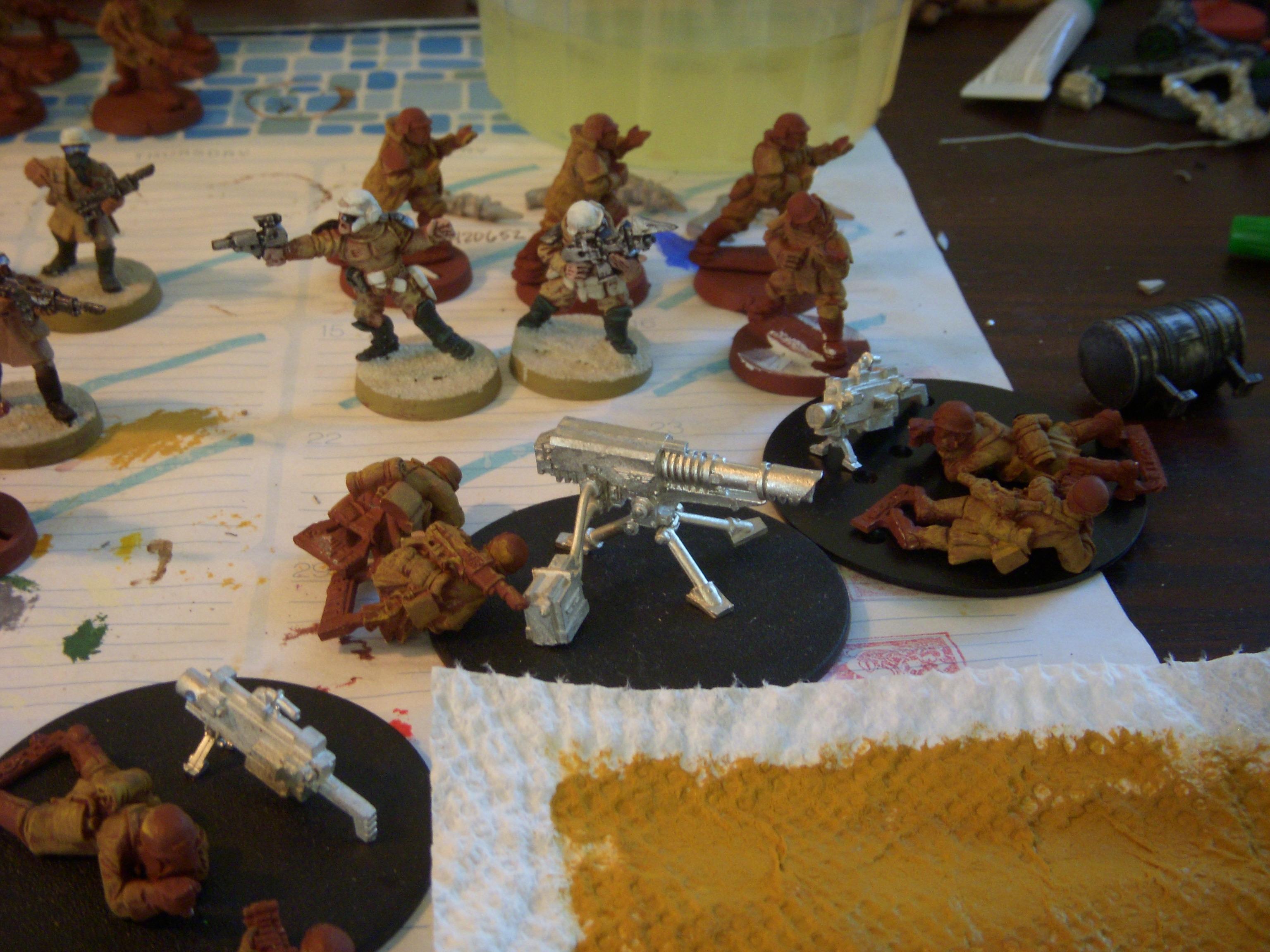 Imperial Guard, Steel Legion, Work In Progress