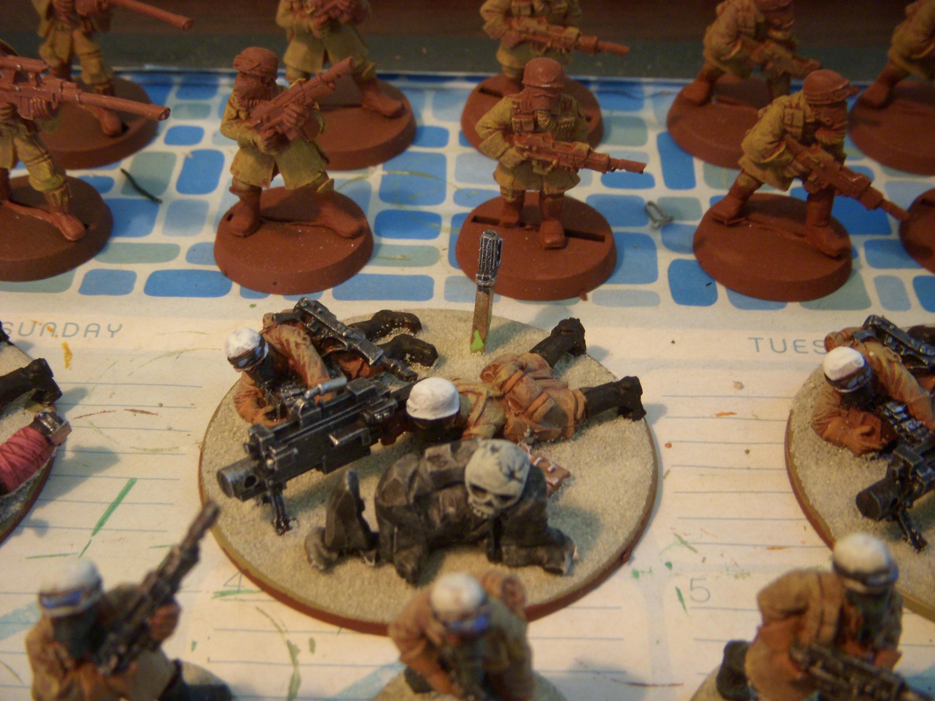 Imperial Guard, Steel Legion, Work In Progress