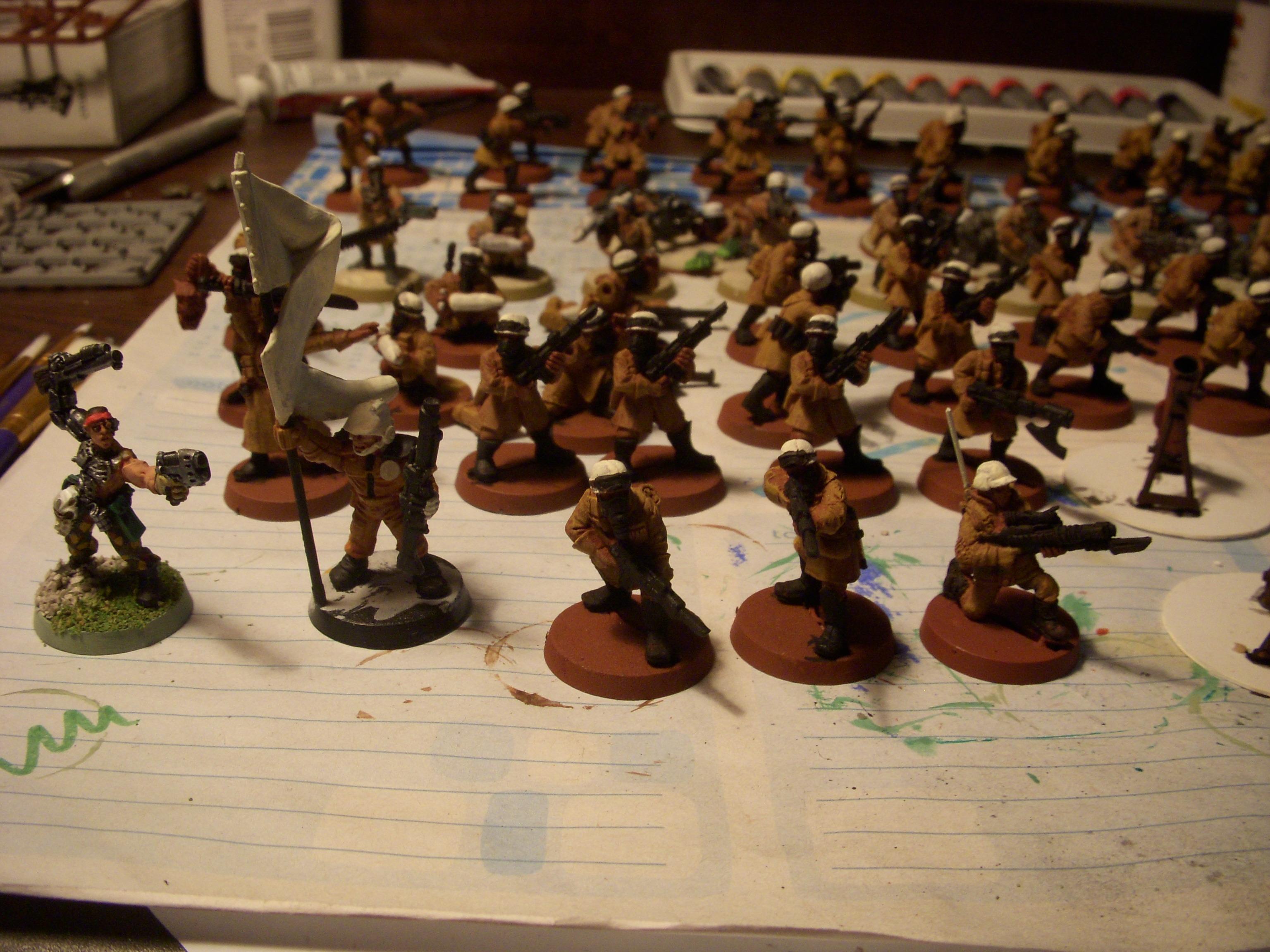 Imperialguard, Inqisition, Steel Legion, Work In Progress
