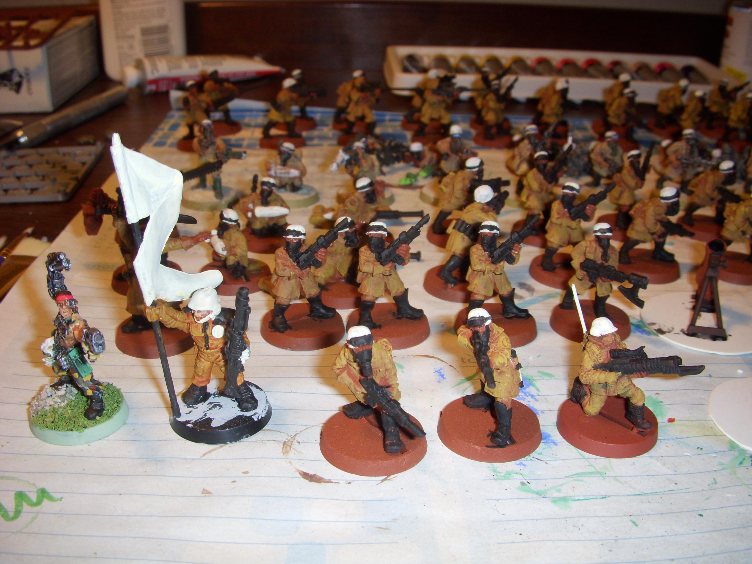 Imperialguard, Inqisition, Steel Legion, Work In Progress