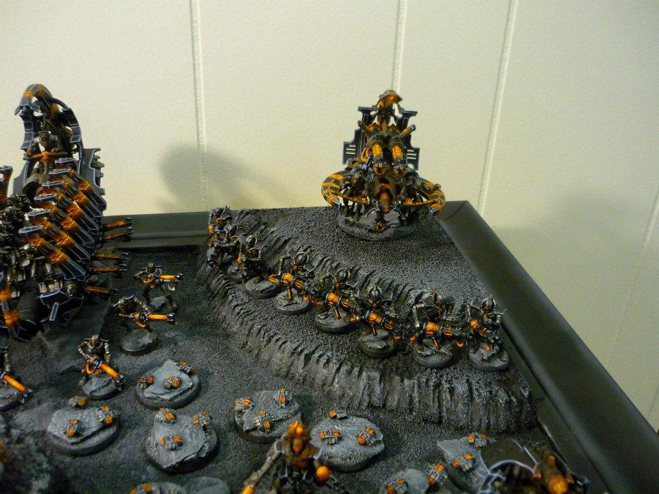 Immortals, Necrons, Orange, Warriors