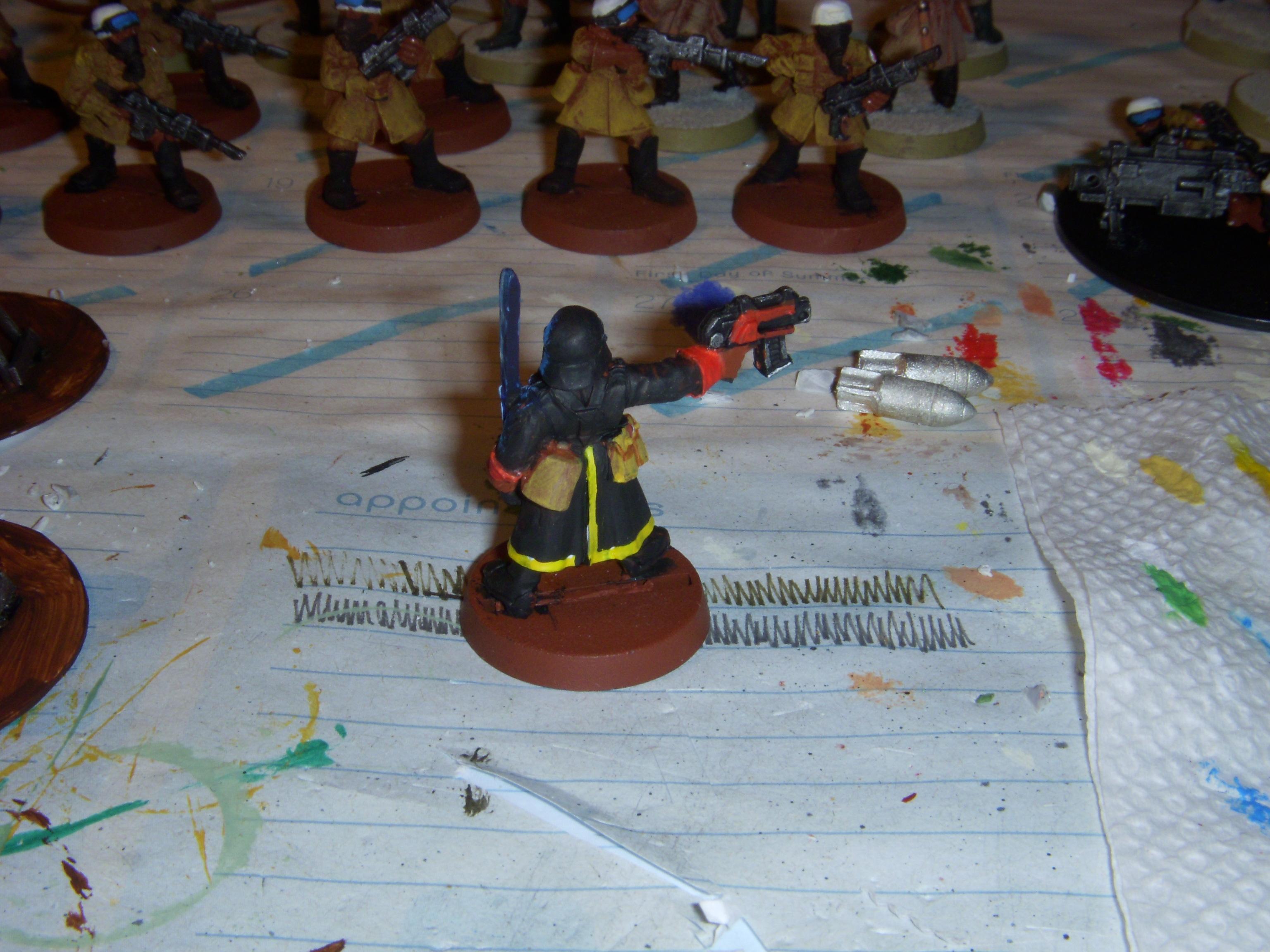 Armageddon, Commissar, Imperial Guard, Infantry, Steel Legion