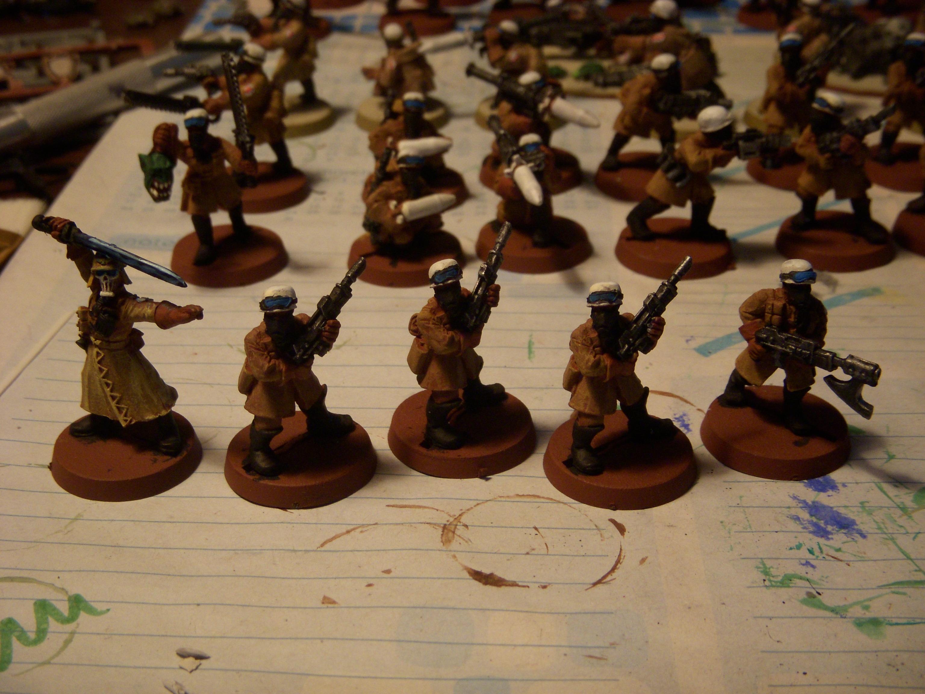 Armageddon, Command, Commissar, Imperial Guard, Infantry, Steel Legion