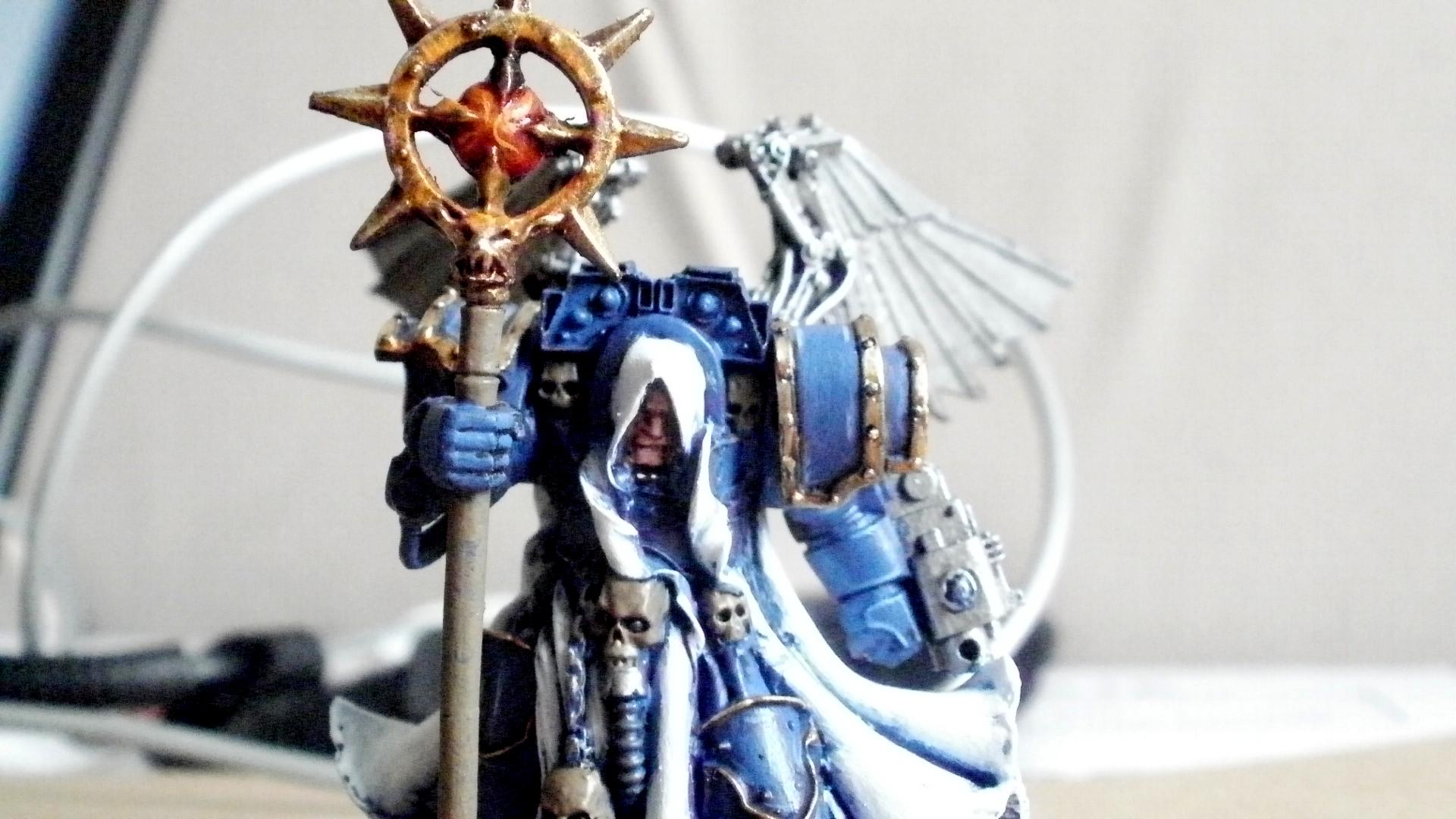 Chaos, Sorcerer, Terminator Armor, Tzeentch