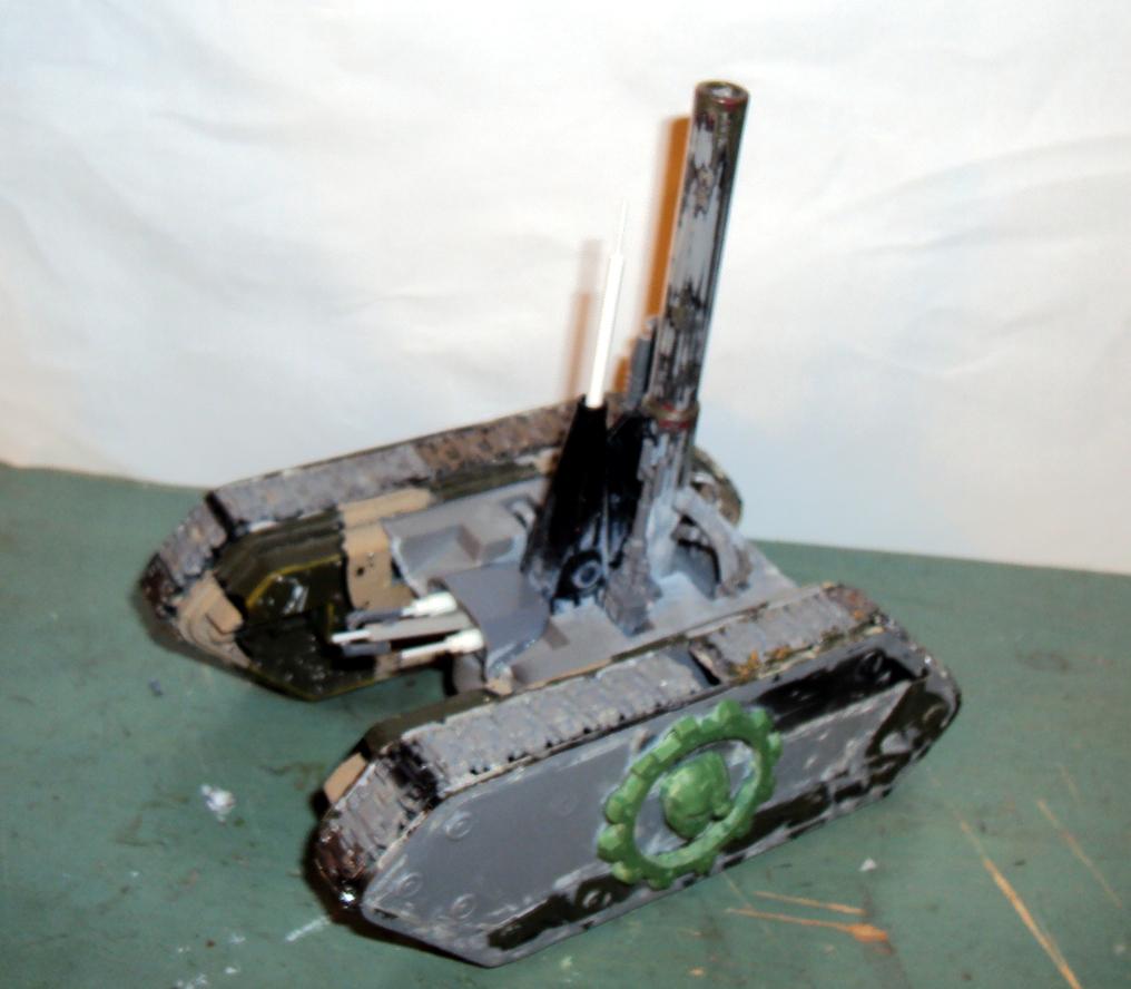 Adeptus Mechanicus, Ancile Shield Tank, Divisio Cataphractus, Warhammer 40,000, Work In Progress