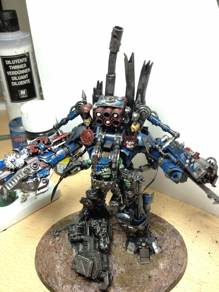 Conversion, Deff, Deff Dredd Ork, Dreadnought, Orks, Warhammer 40,000