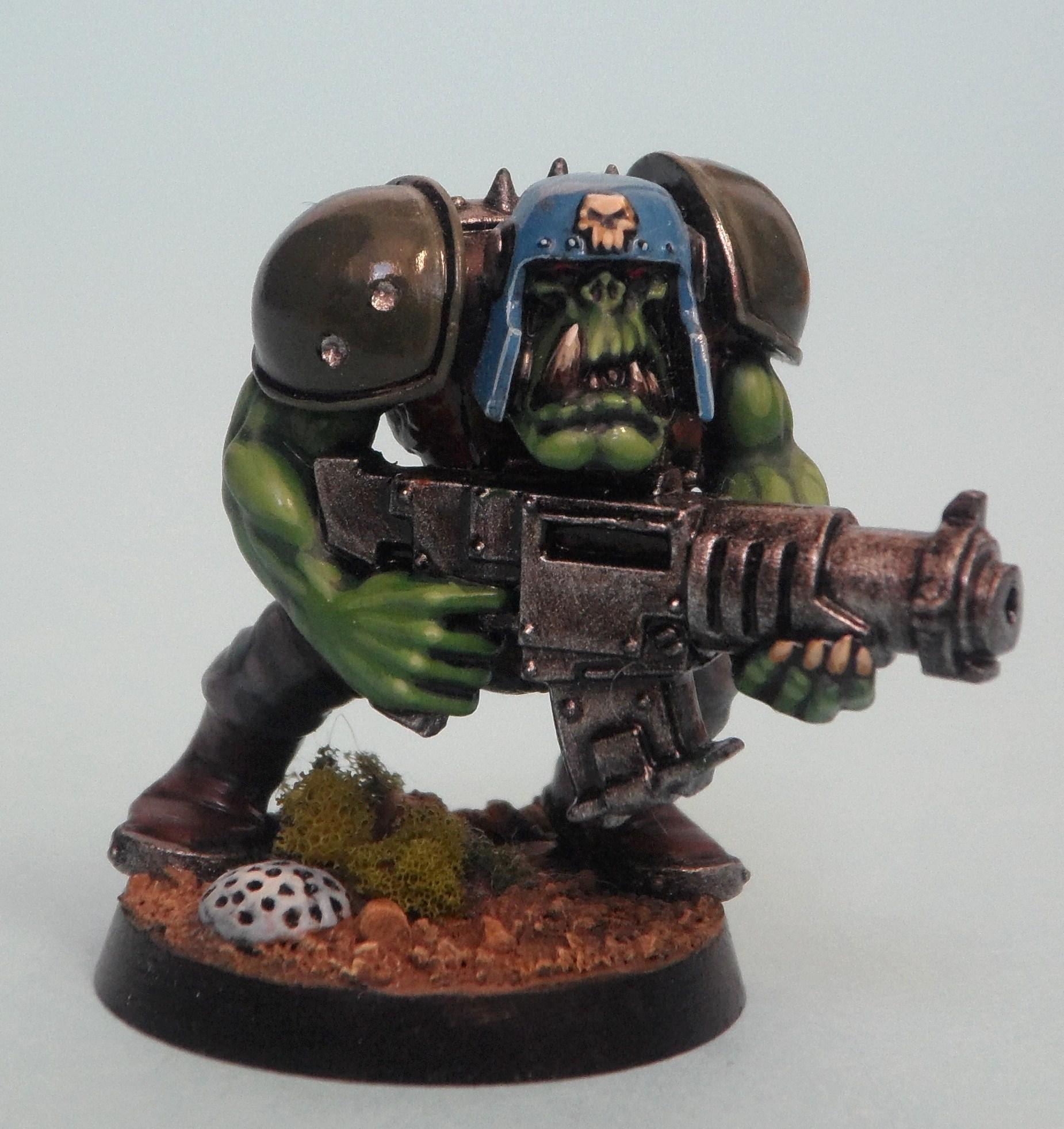 Blood Axe, Boy, Camouflage, Orks, Shoota, Warhammer 40,000