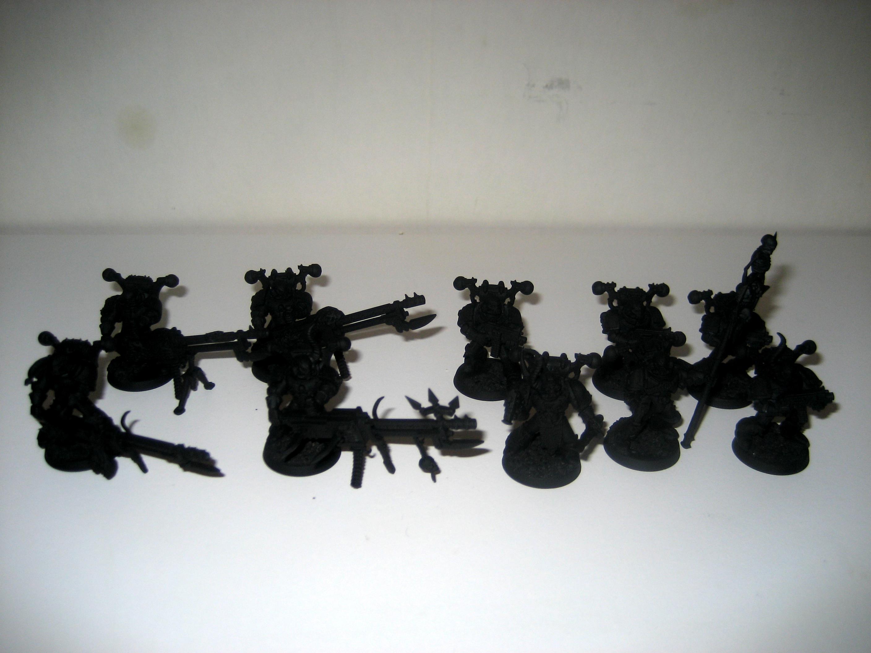 Chaos Space Marines, Havocs, Work In Progress