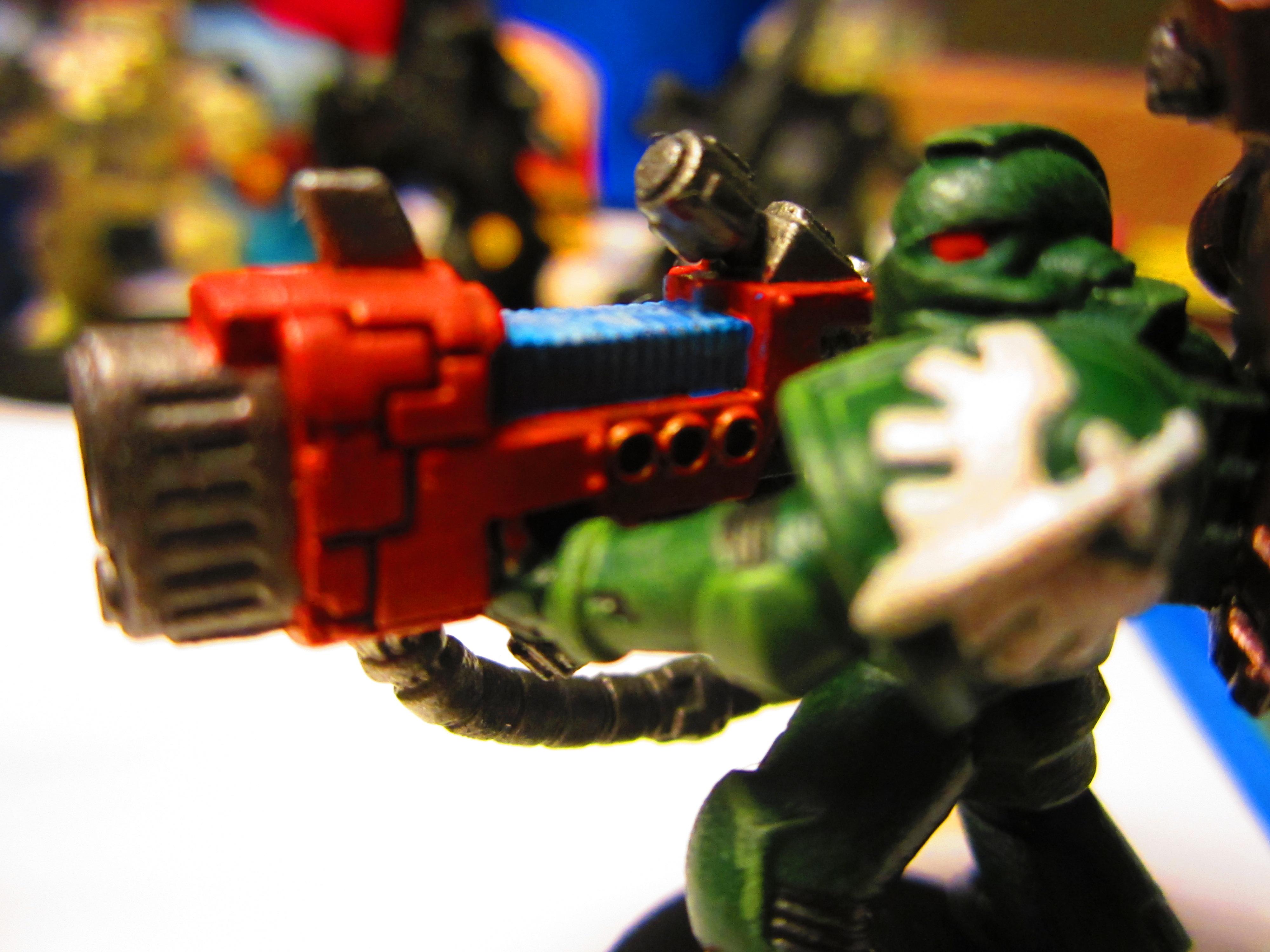 Dark Angel Marine, Dark Angels, Pc, Plasma Canon, Space Marines
