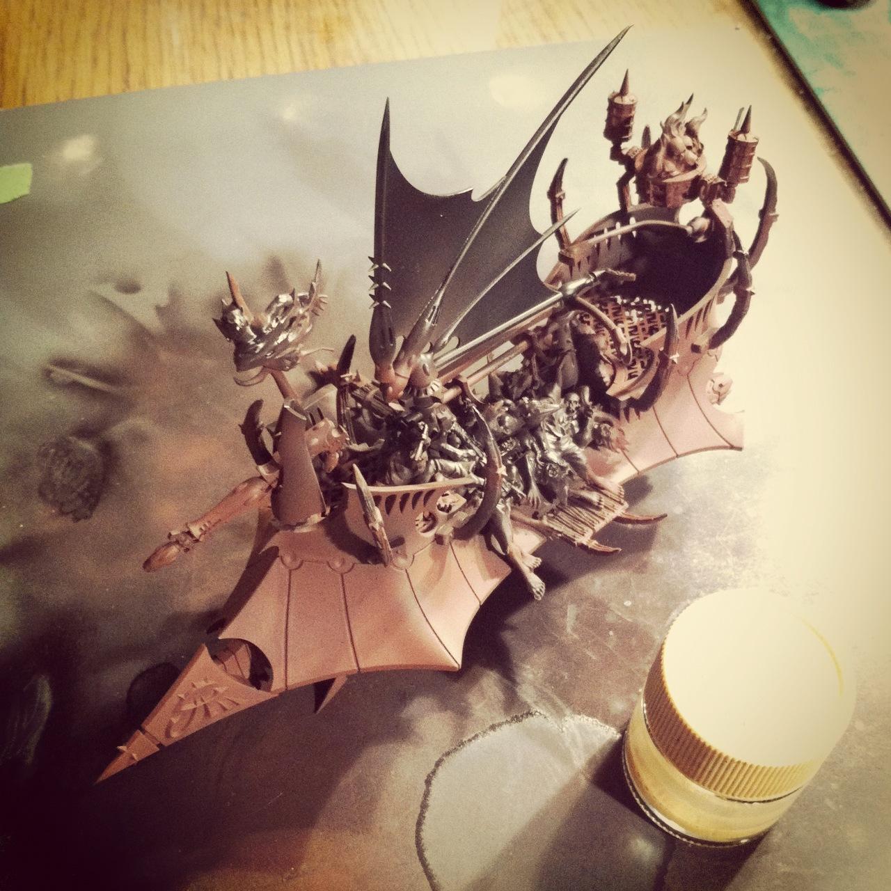 Conversion, Dark Eldar, Raider, Work In Progress