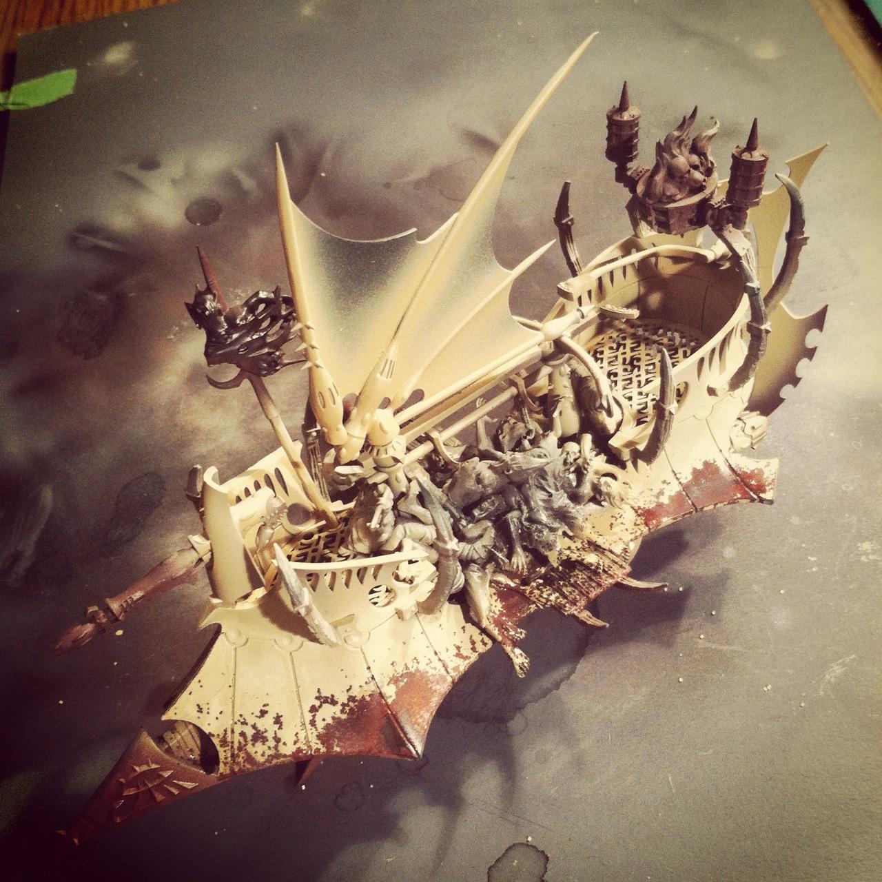 Conversion, Dark Eldar, Raider, Work In Progress