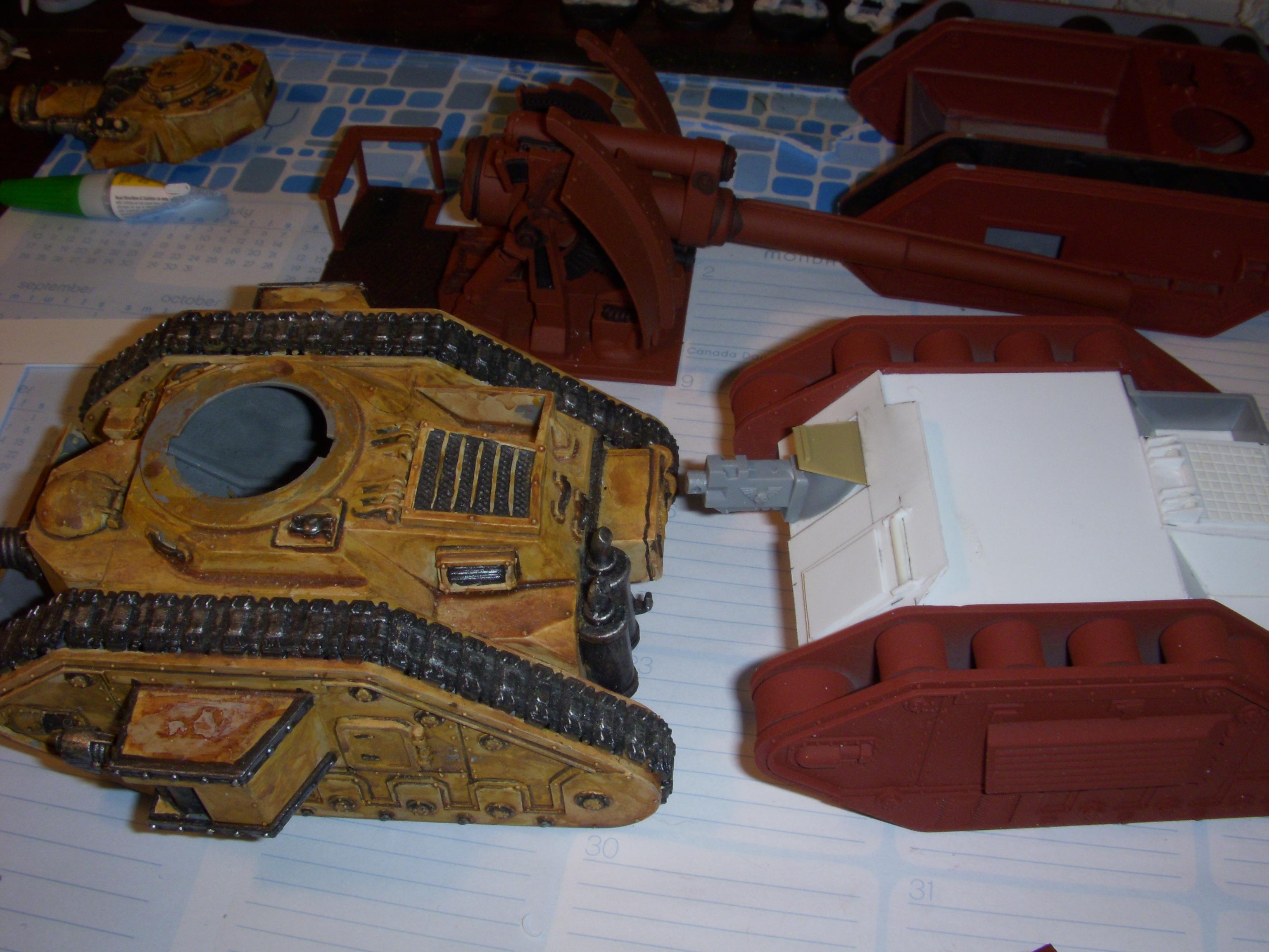 Basilisk, Conversion, Leman Russ, Scratch Build, Steel Legion, Work In Progress